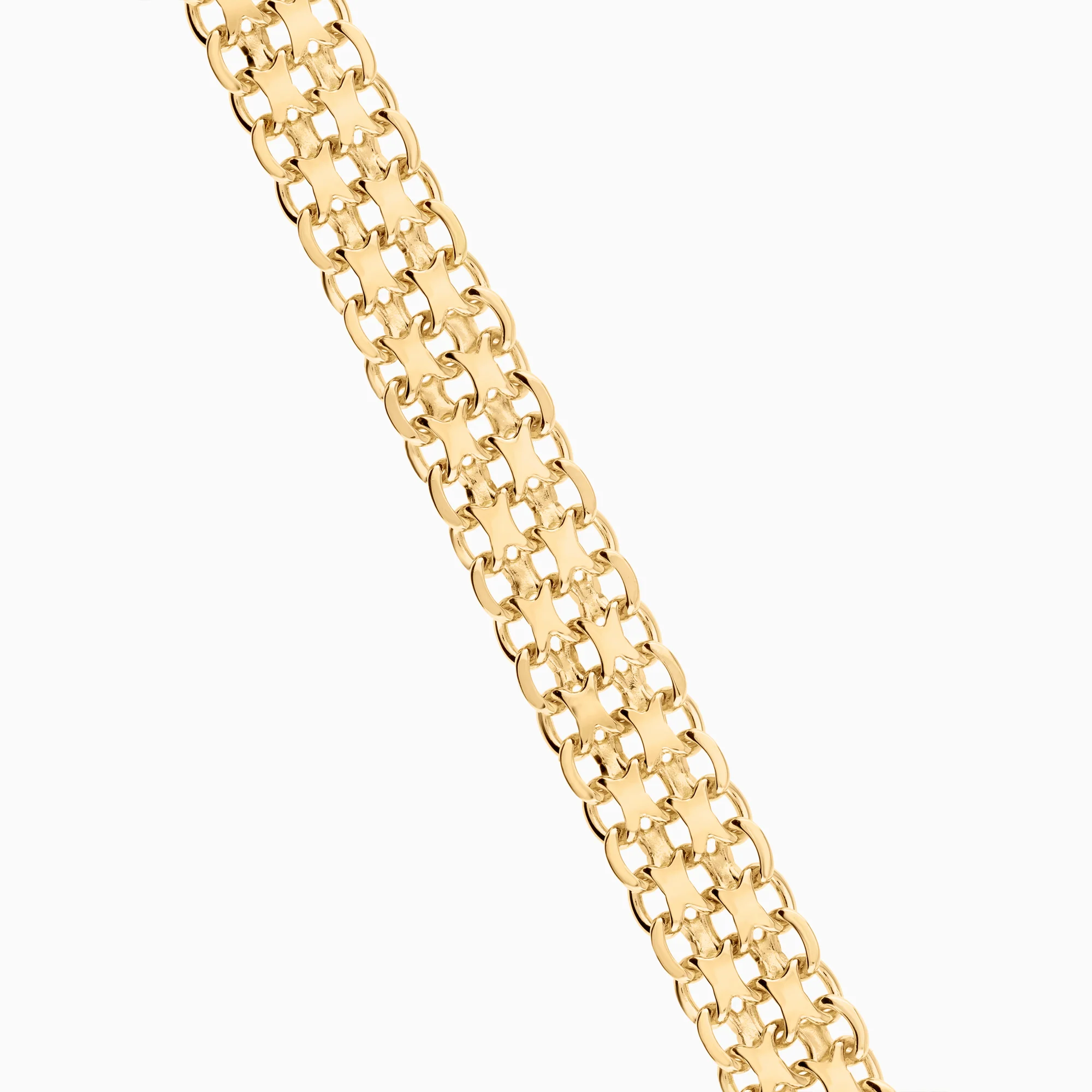 X-link bracelet 29.17g 18K gold