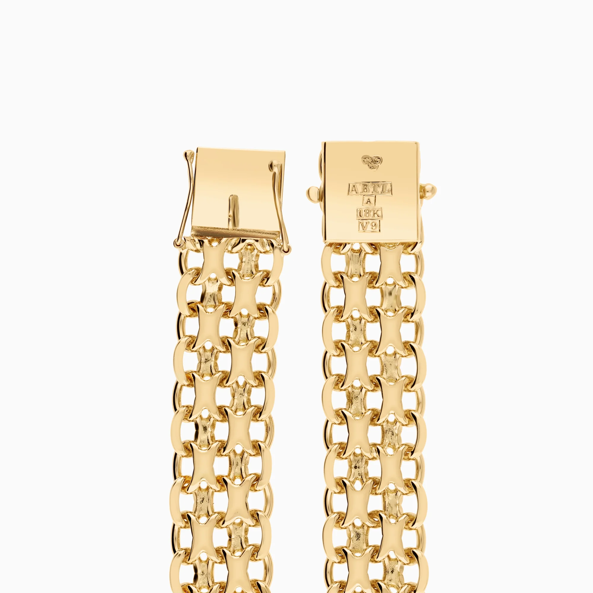 X-link bracelet 29.17g 18K gold - Image 2