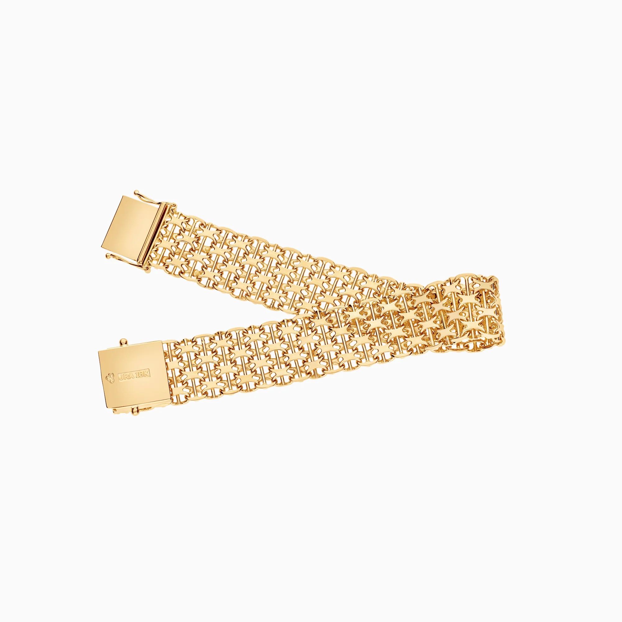 X-link bracelet 29.93g 18K gold - Image 2