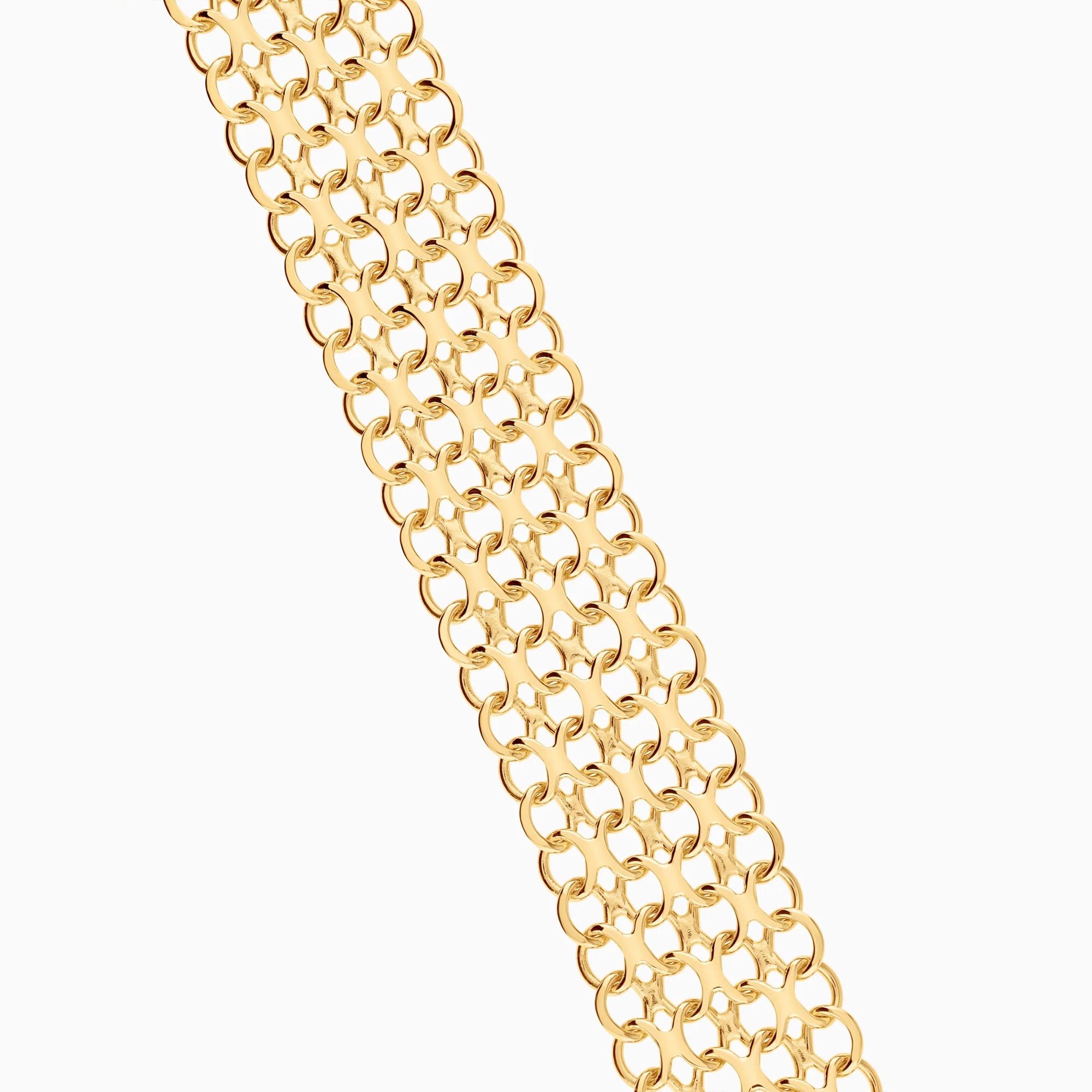 X-link bracelet 30.26g 18K gold