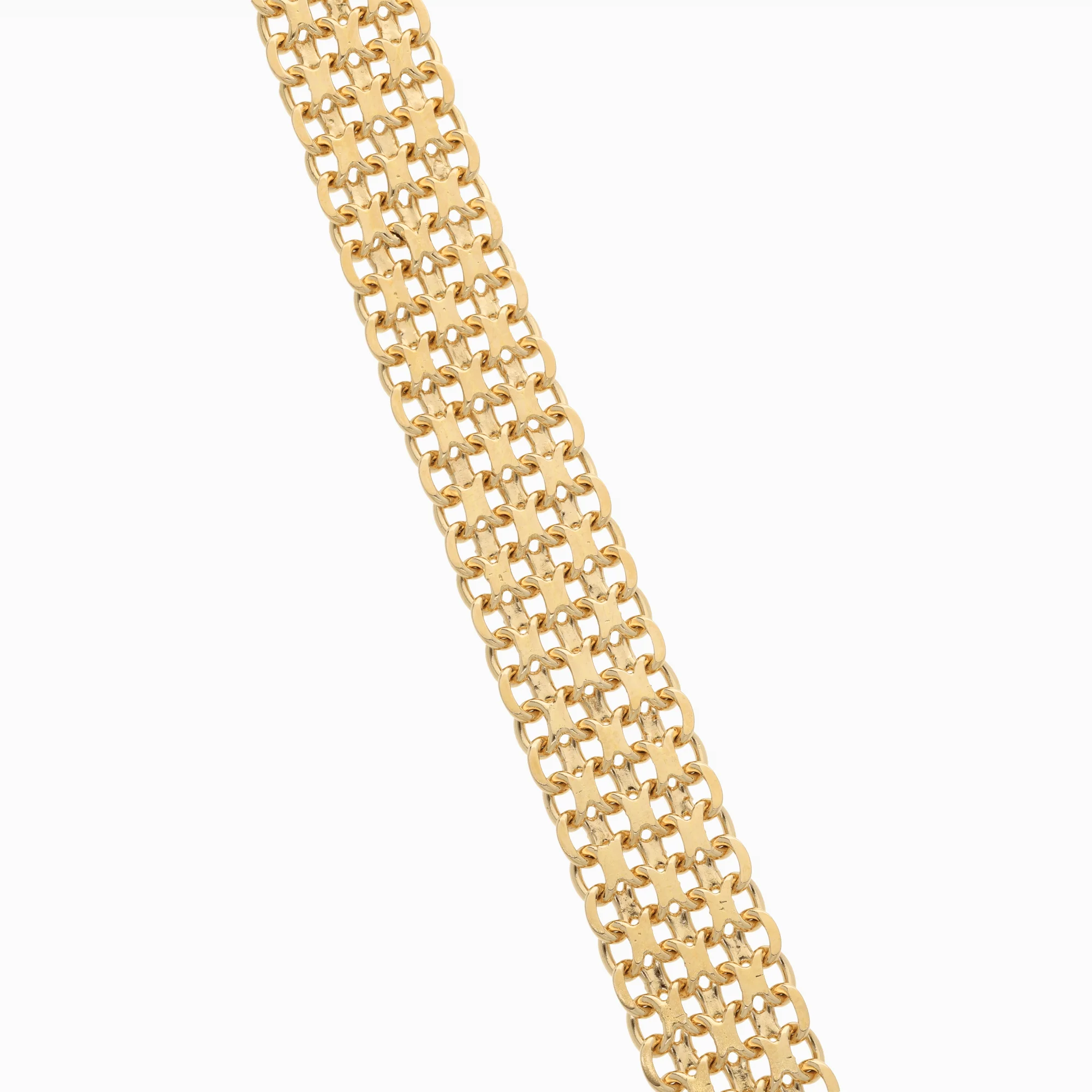 X-link bracelet 31.0g 18K gold