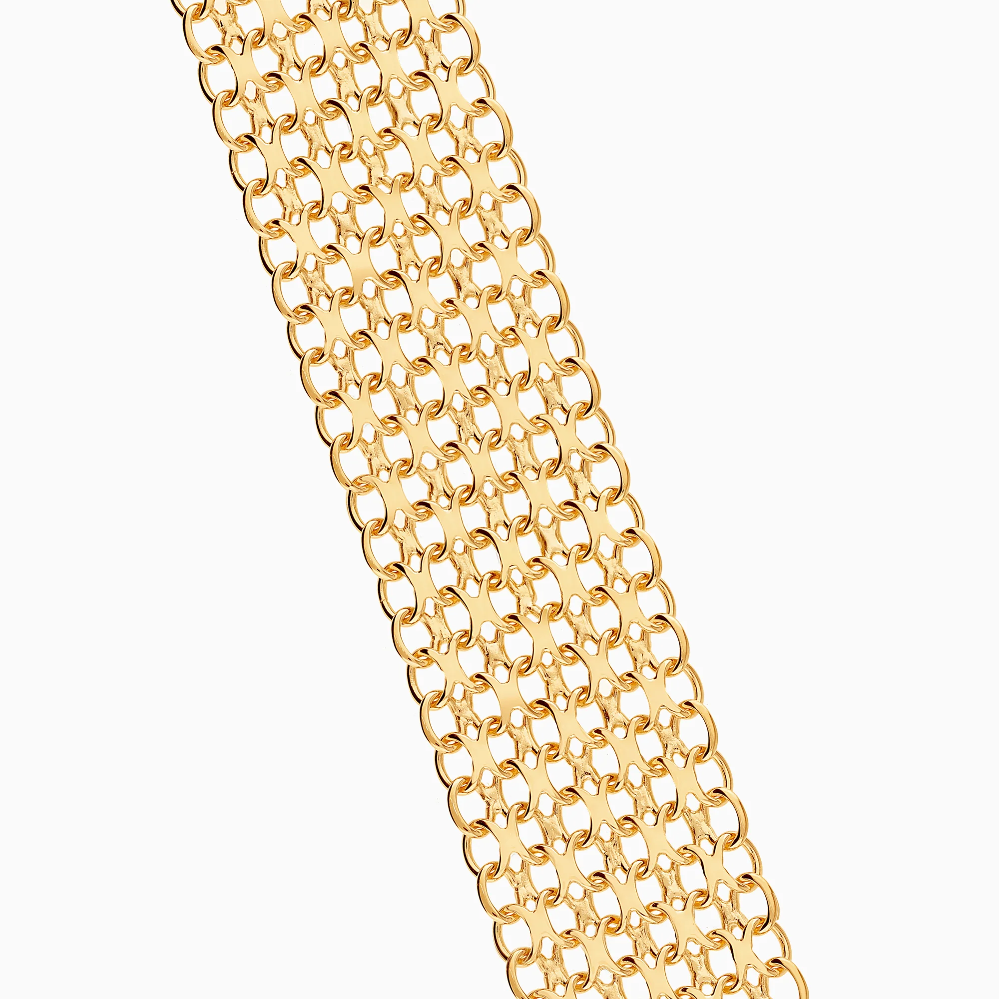 X-link bracelet 32.83g 18K gold