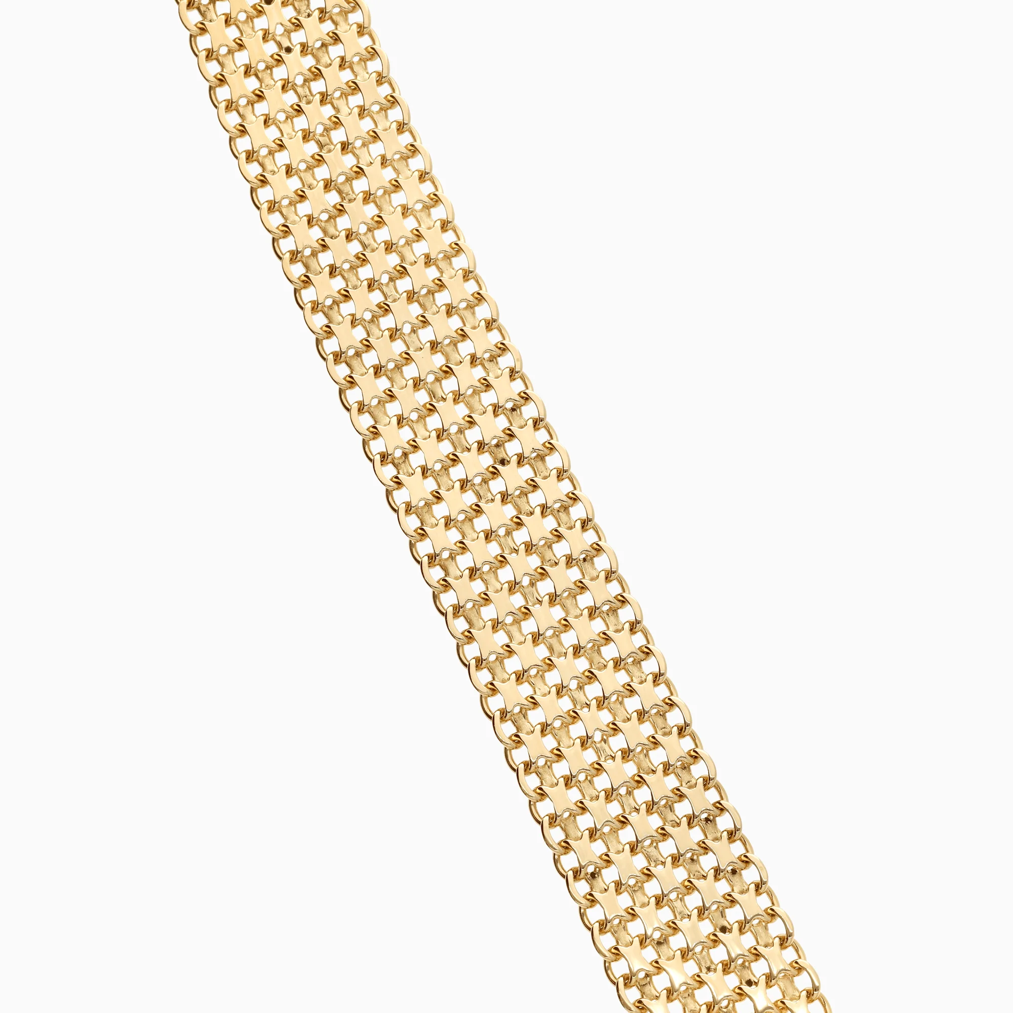 X-link bracelet 32.30g 18K gold