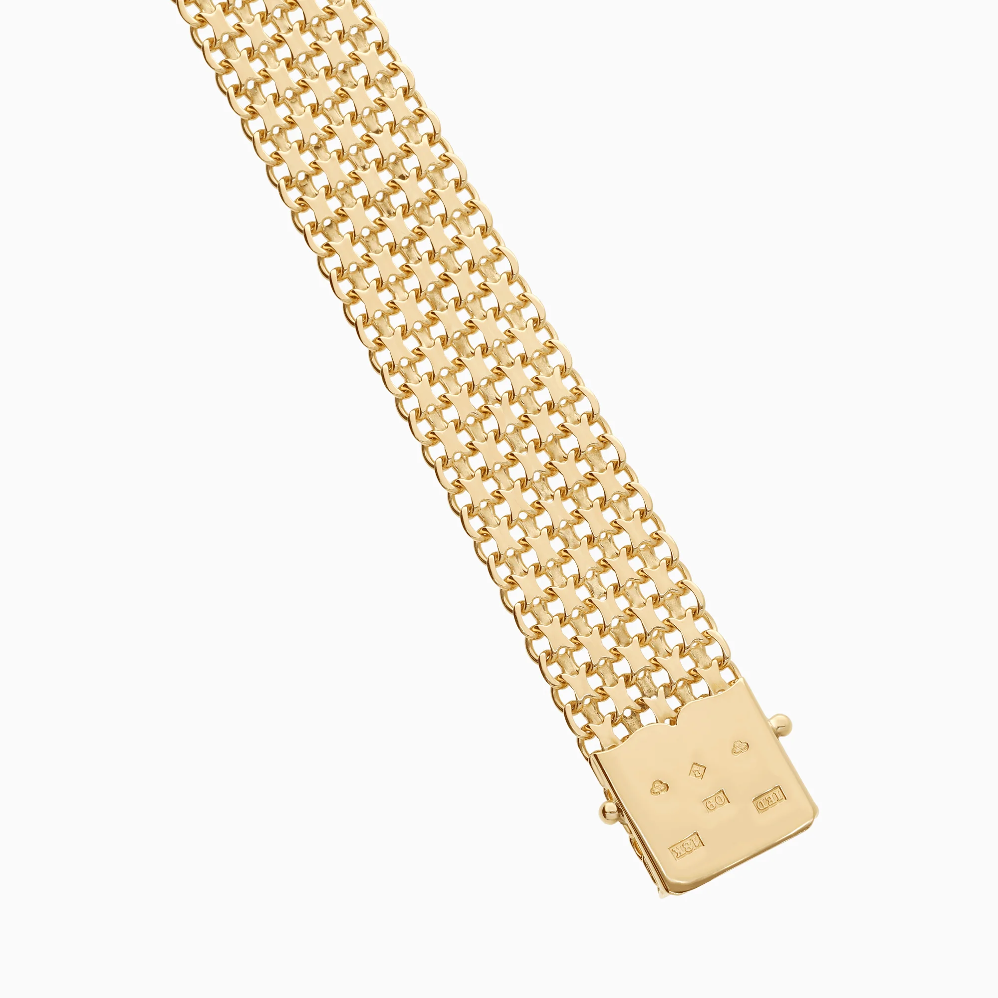 X-link bracelet 32.30g 18K gold - Image 2