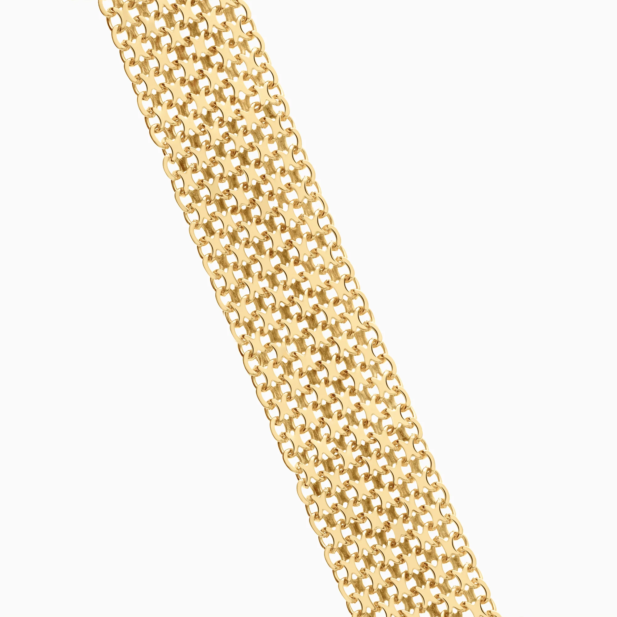 X-link bracelet 32.72g 18K gold