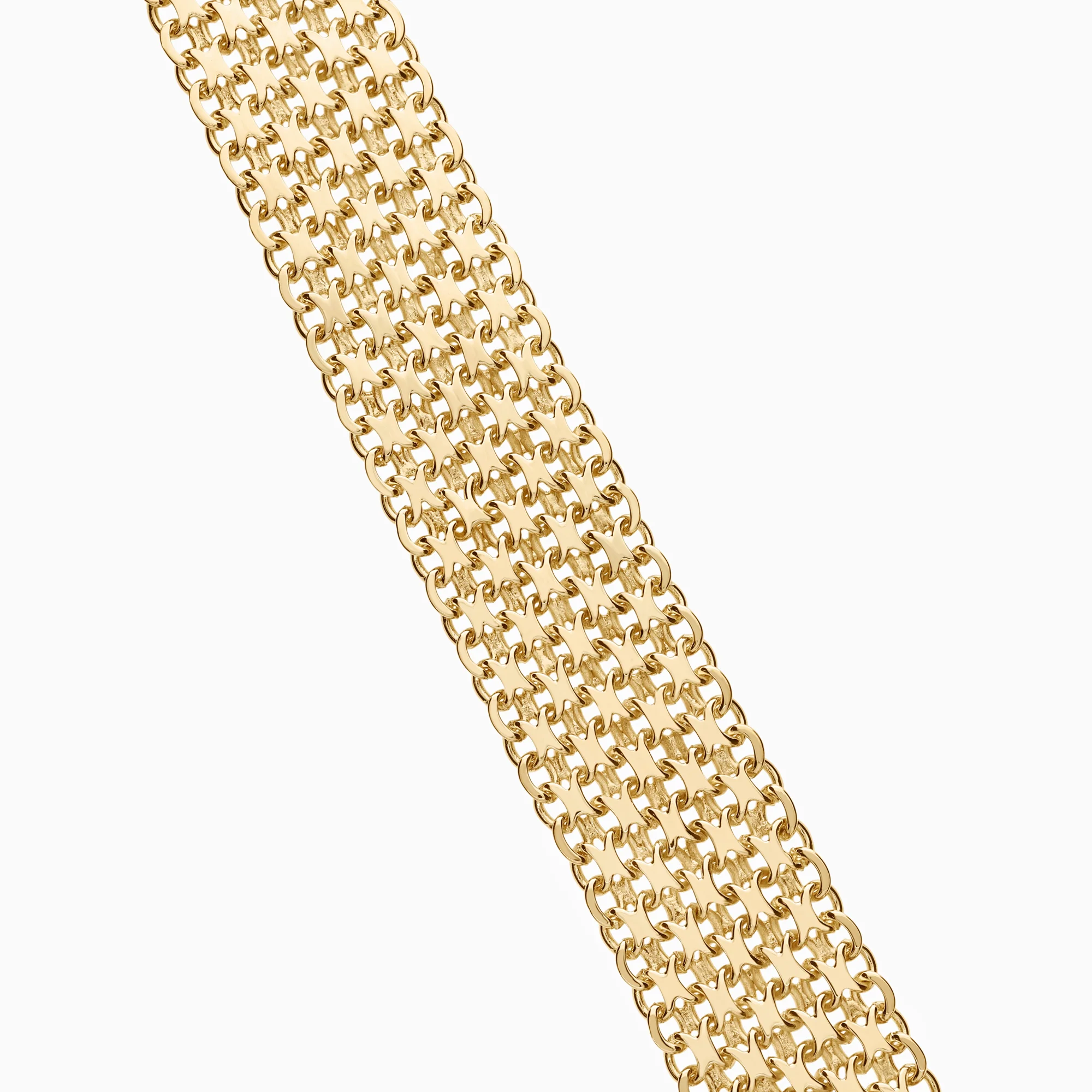 X-link bracelet 33.43g 18K gold
