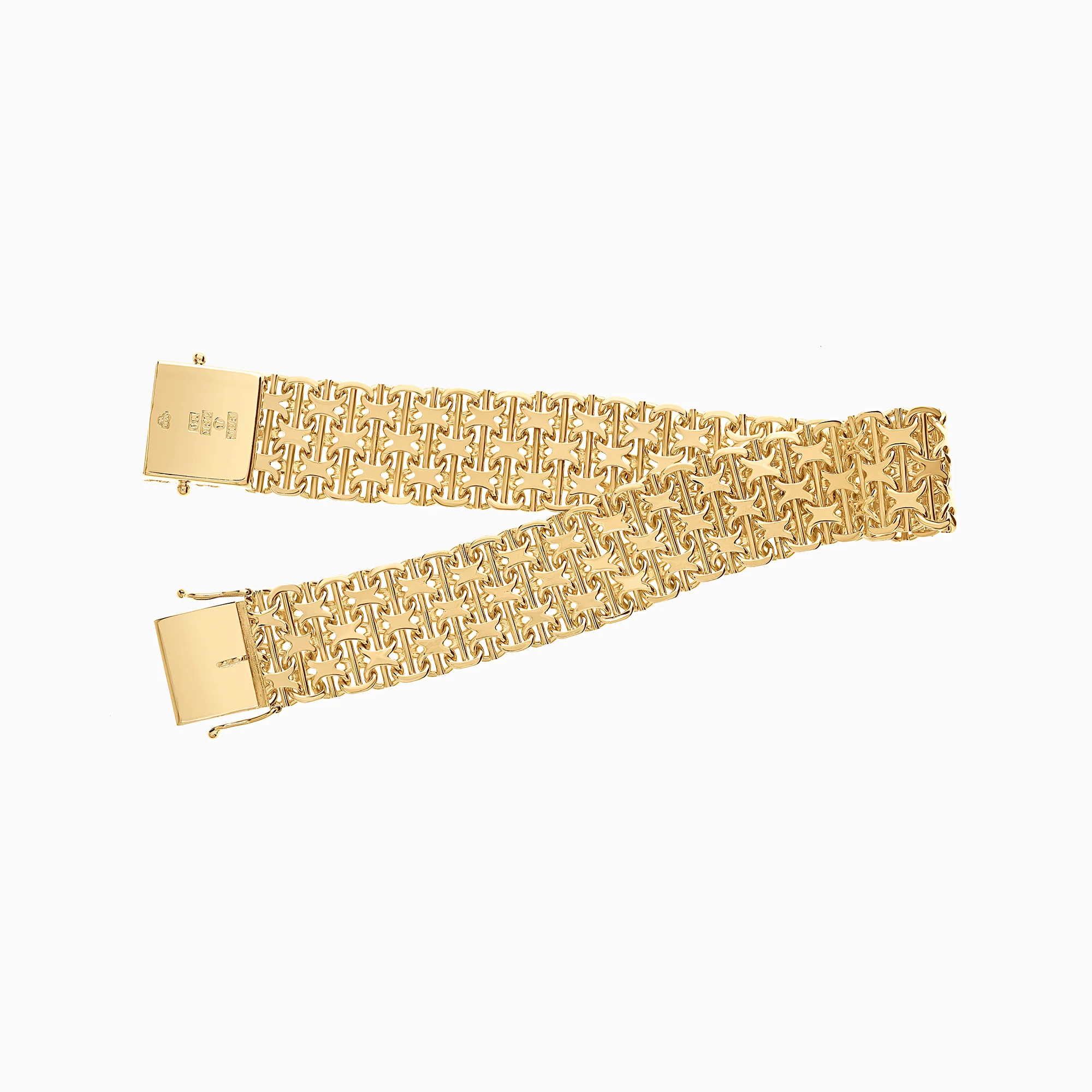 X-link bracelet 34.93g 18K gold - Image 2