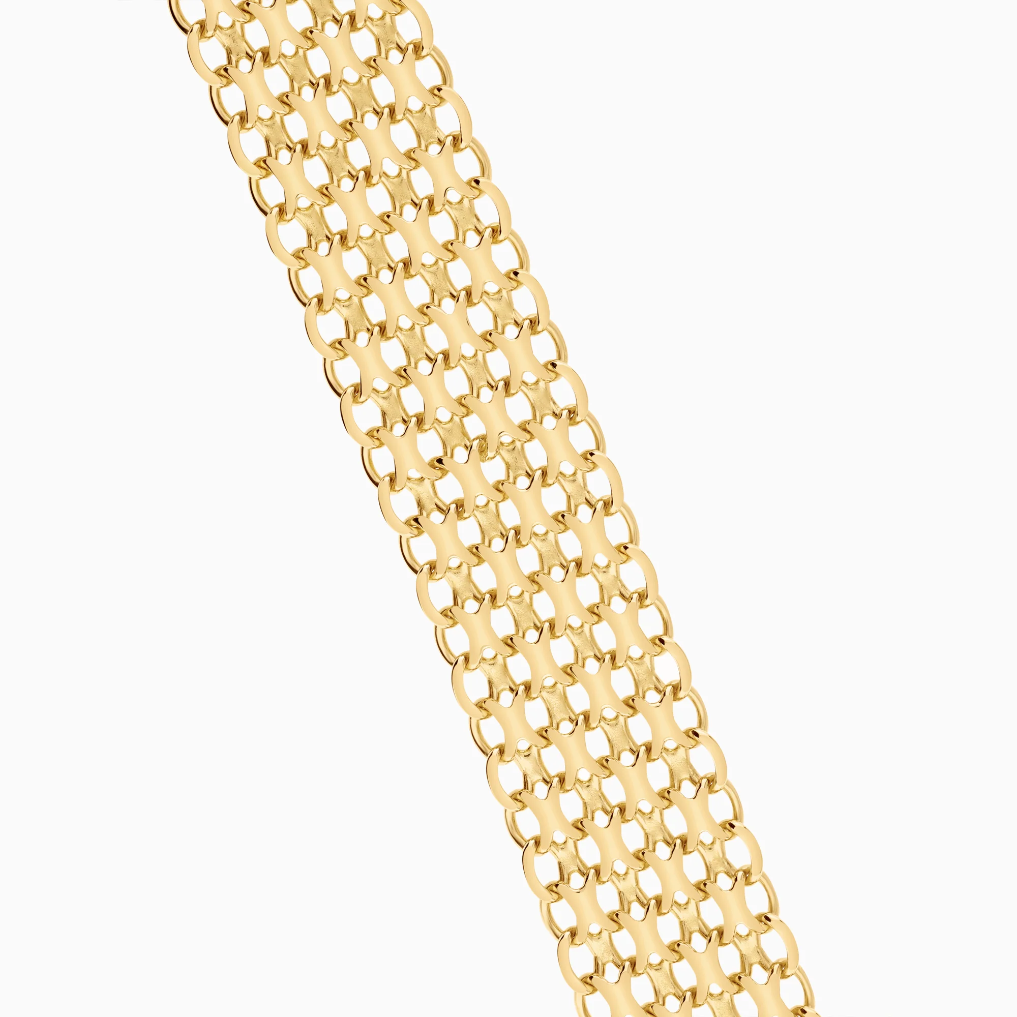 X-link bracelet 38.08g 18K gold