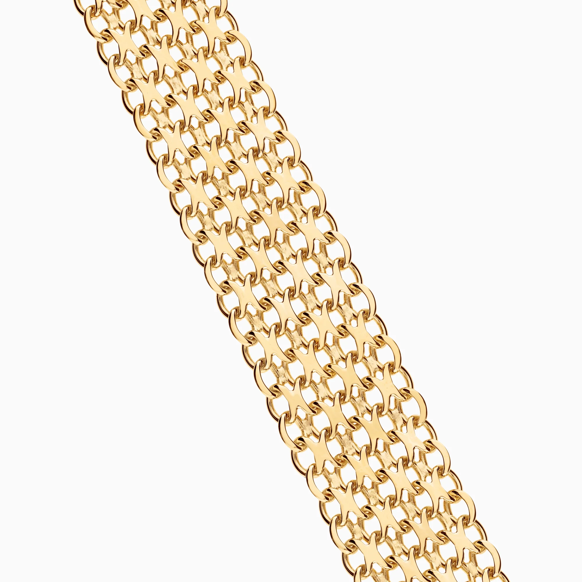 X-link bracelet 40.46g 18K gold