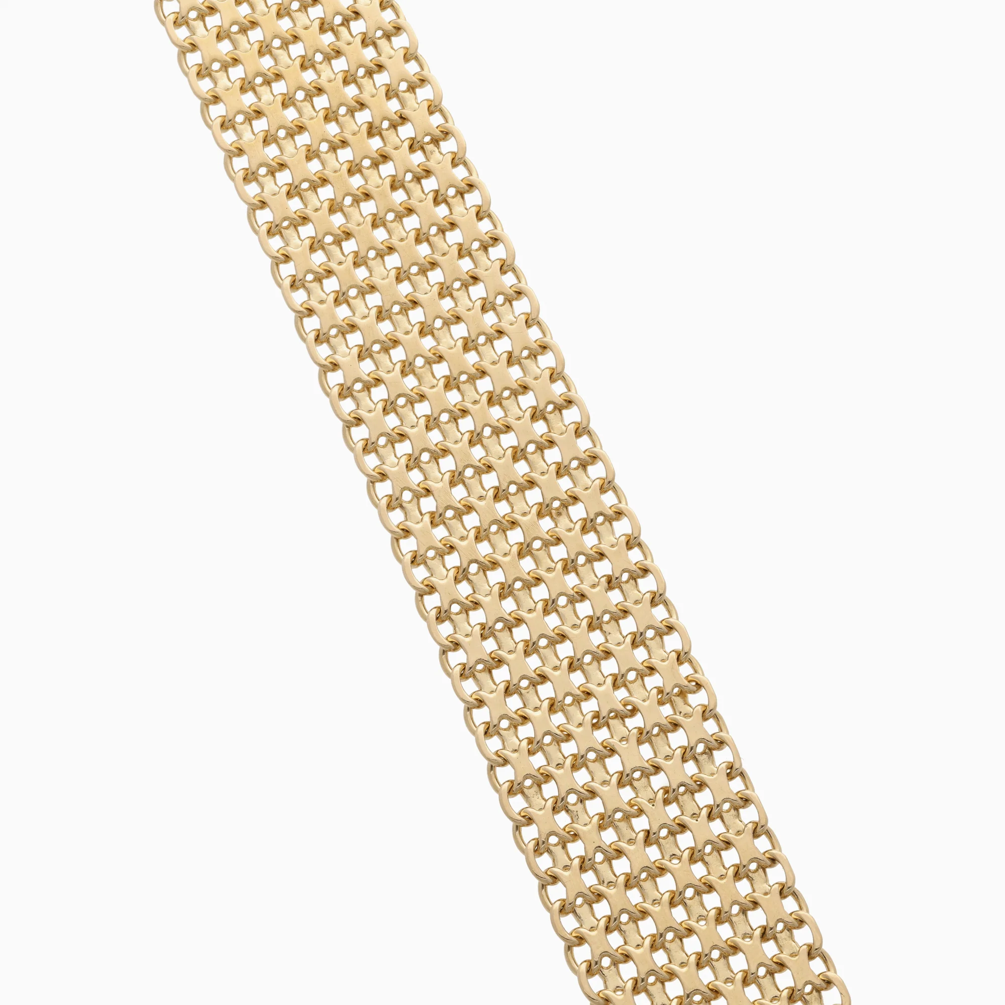 X-link bracelet 42.1g 18K gold