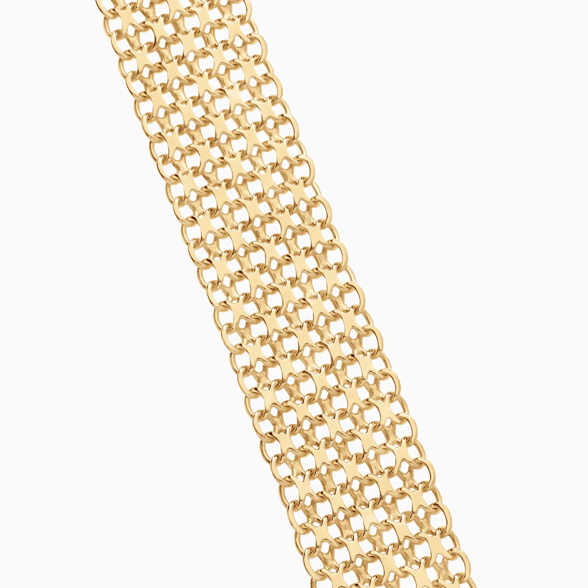 X-link bracelet 42.82g 18K gold
