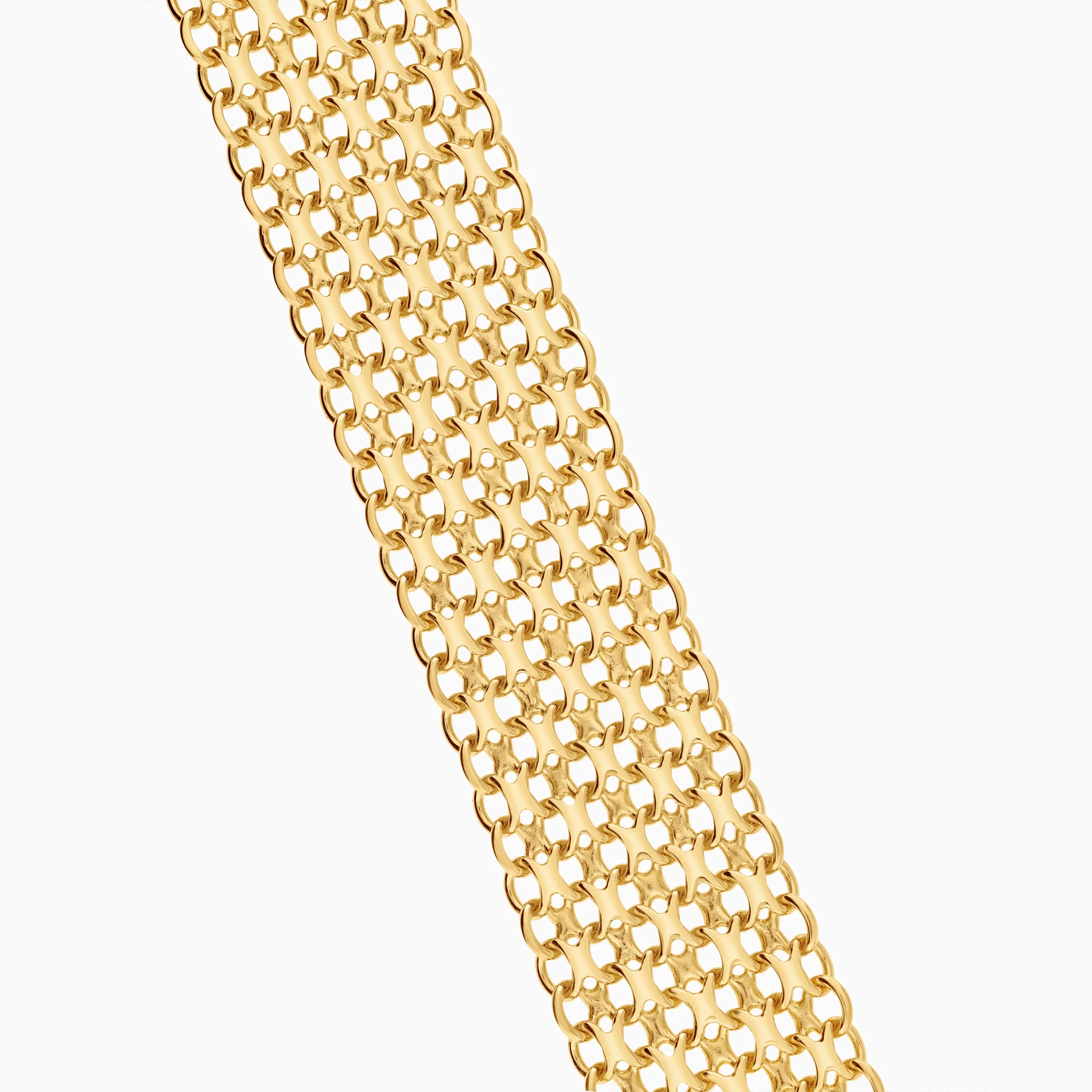 X-link bracelet 43.45g 18K gold