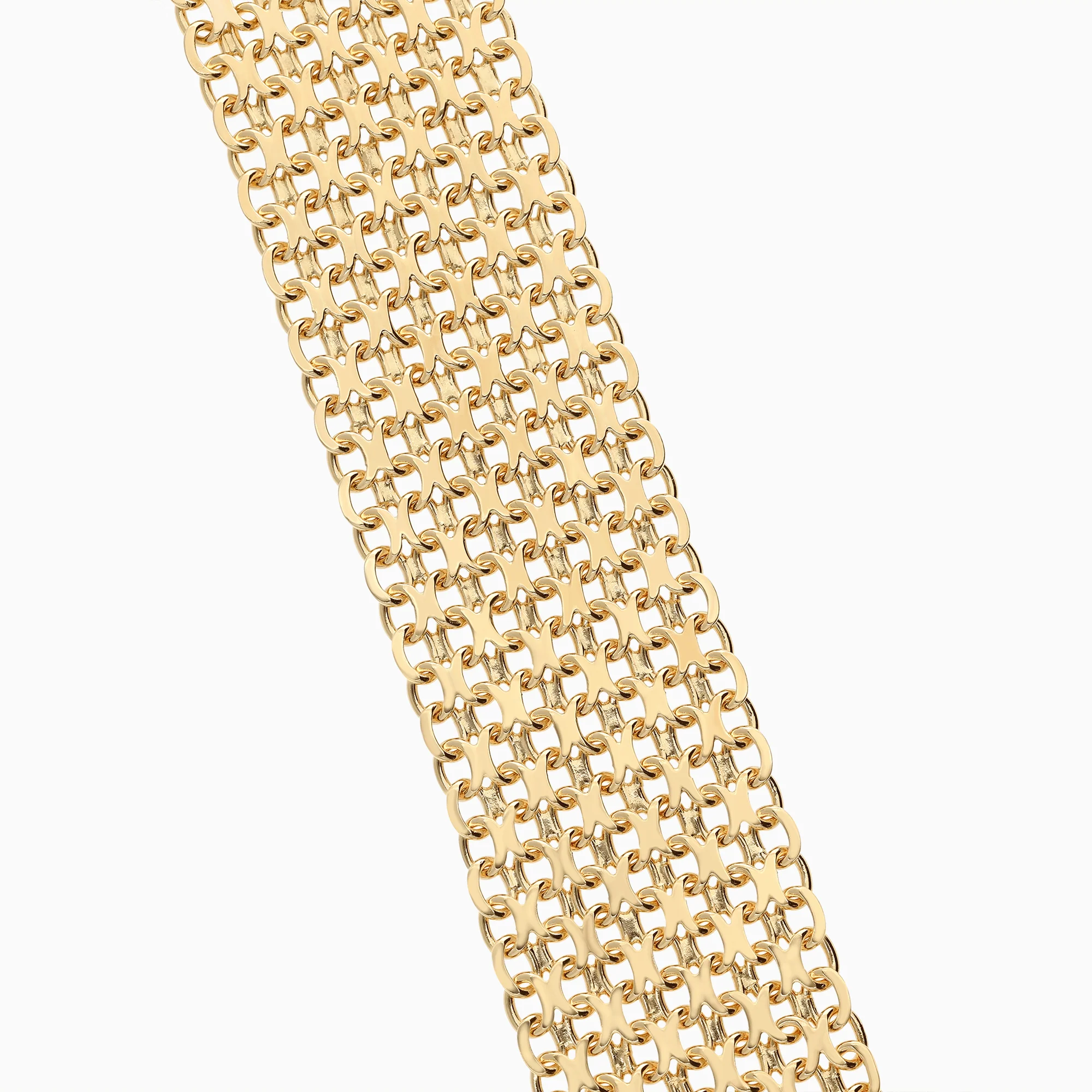 X-link bracelet 43.45g 18K gold