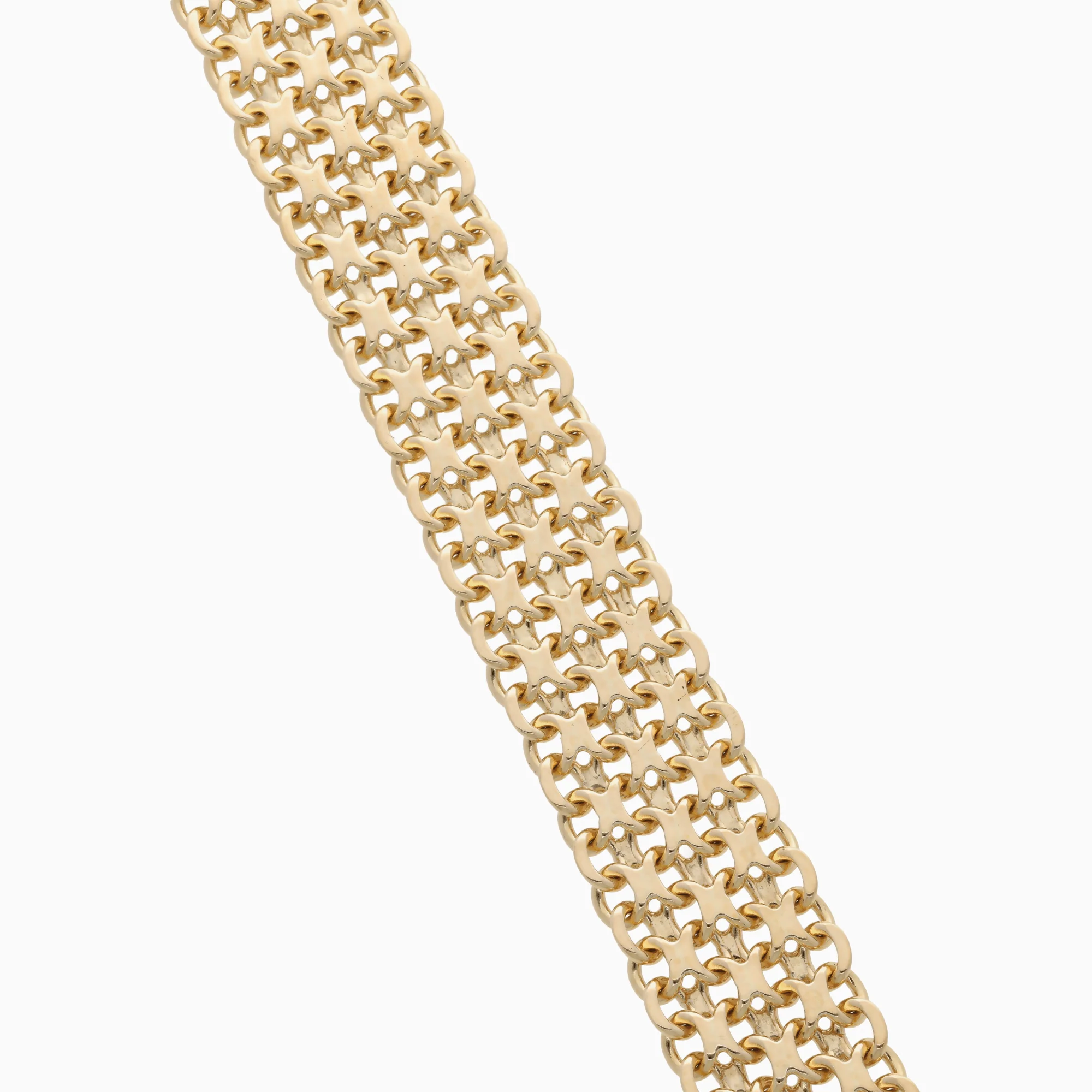 X-link bracelet 43.8g 18K gold