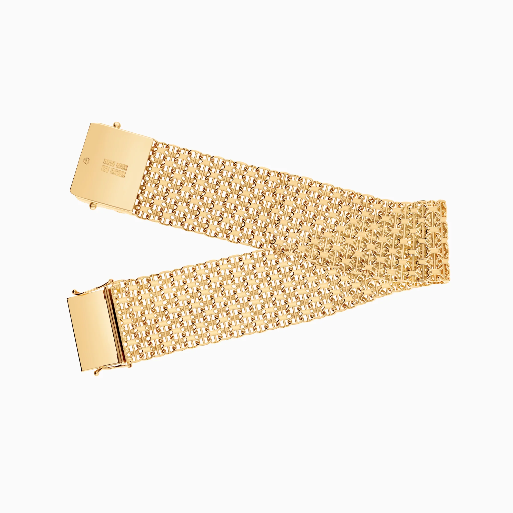 X-link bracelet 45.19g 18K gold - Image 2
