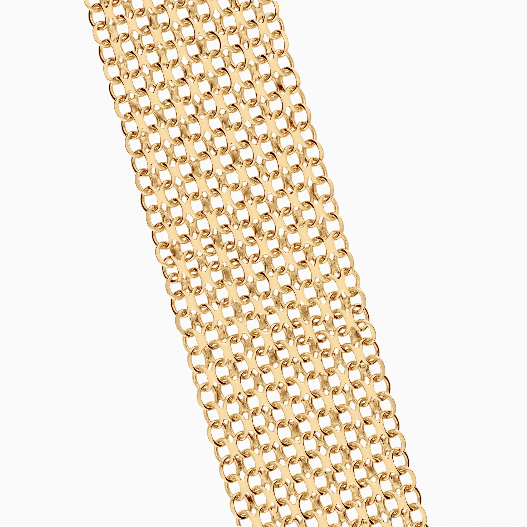 X-link bracelet 47.28g 18K gold