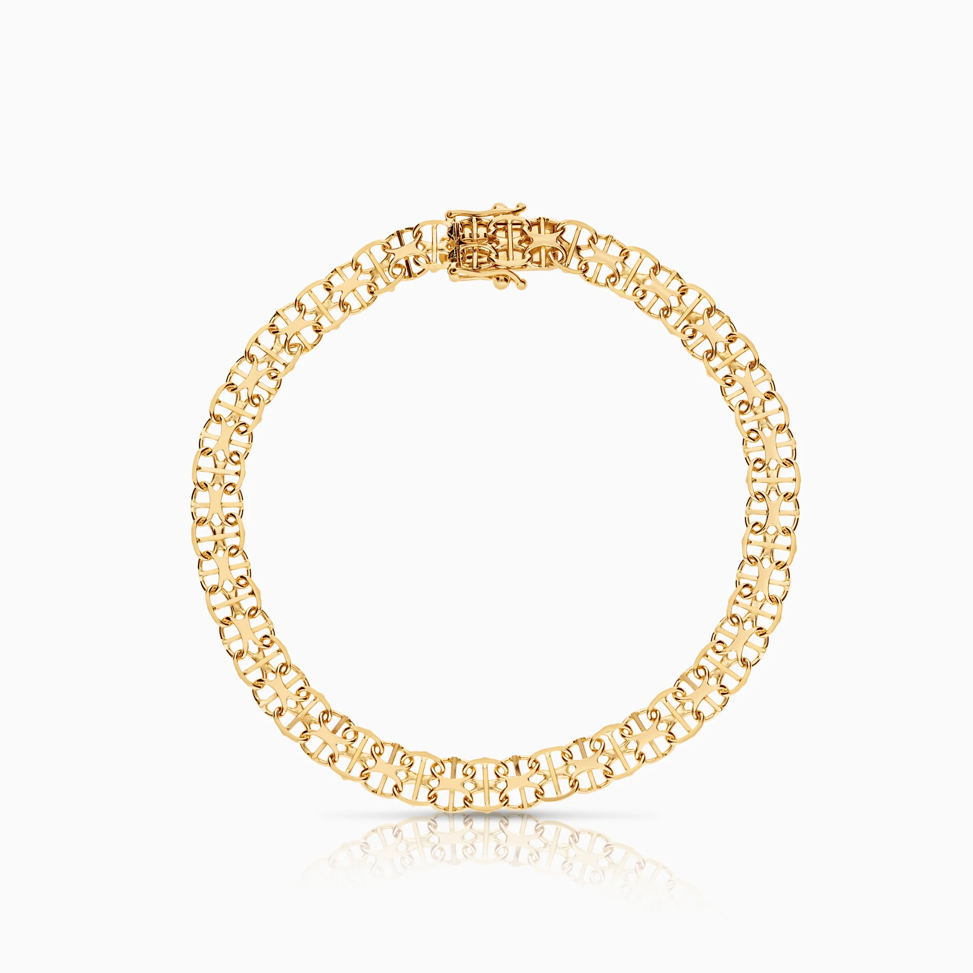 X-link bracelet 6.38g 18K gold