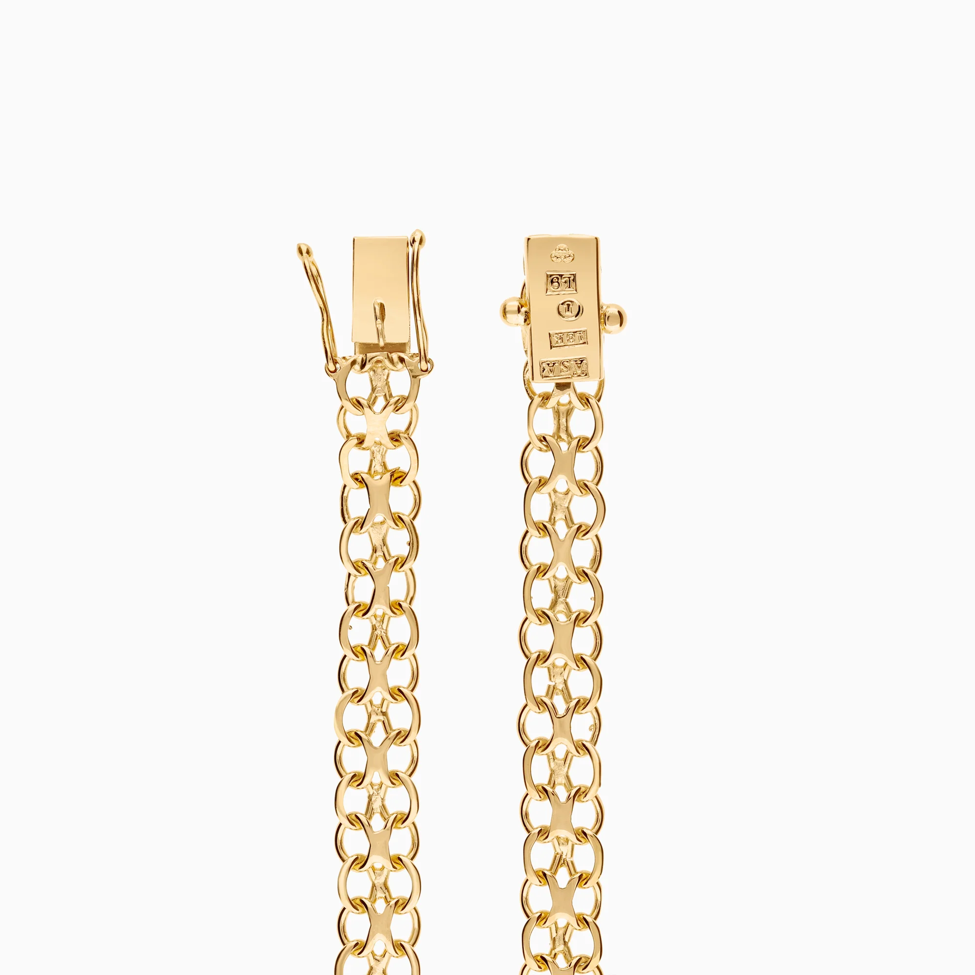X-link bracelet 7.13g 18K gold - Image 2