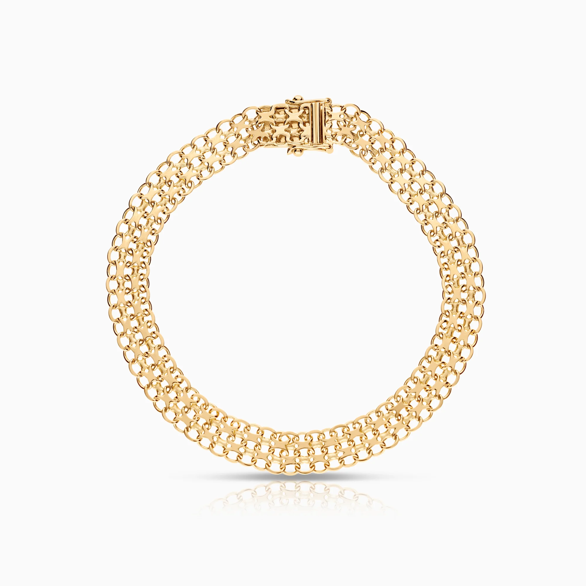 X-link bracelet 9.62g 18K gold