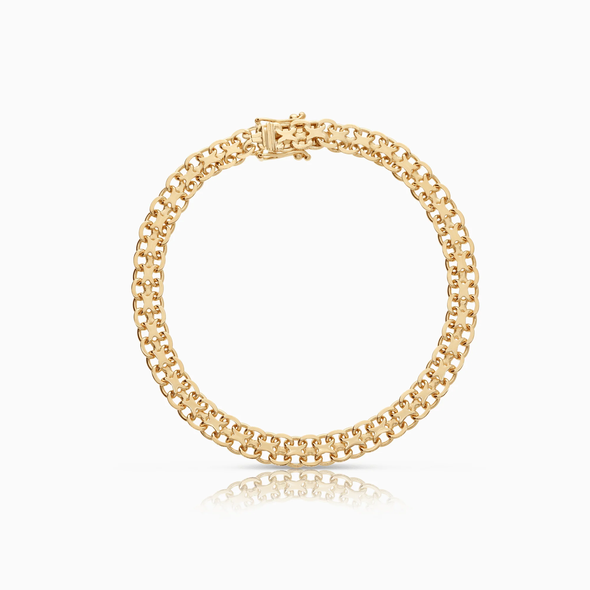 X-link bracelet 9.56g 18K gold