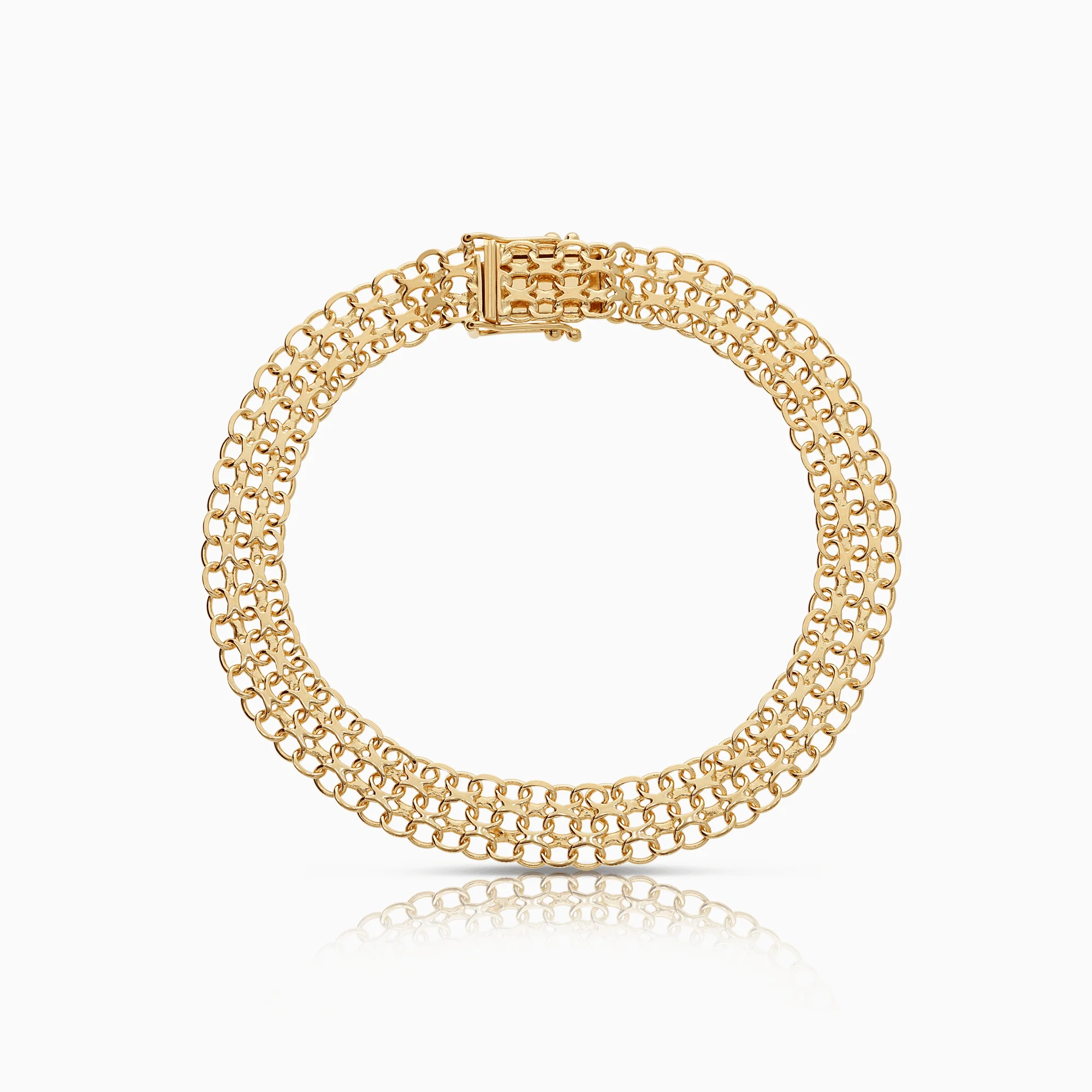 X-link bracelet 9.78g 18K gold