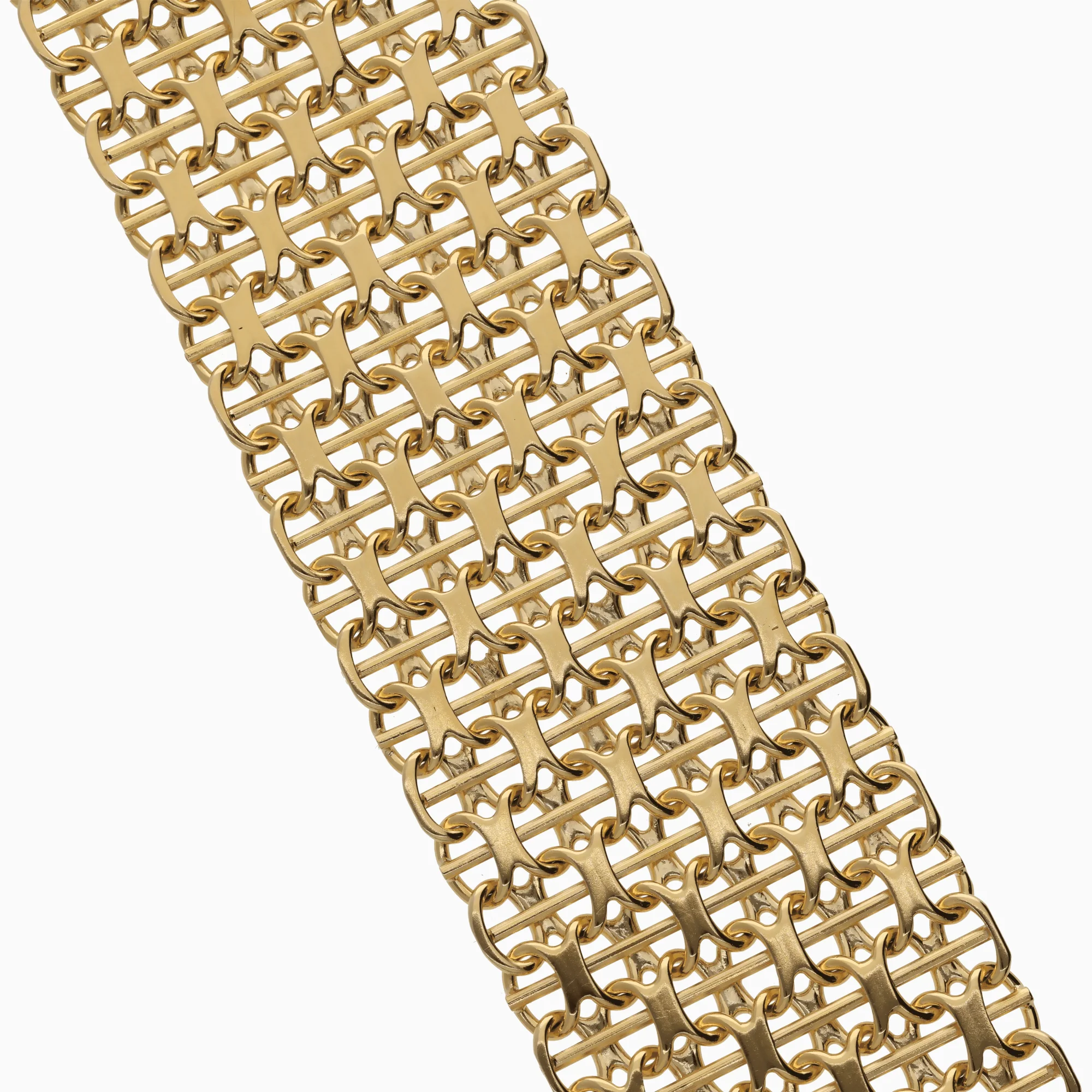 X-link bracelet 99.50g 18K gold