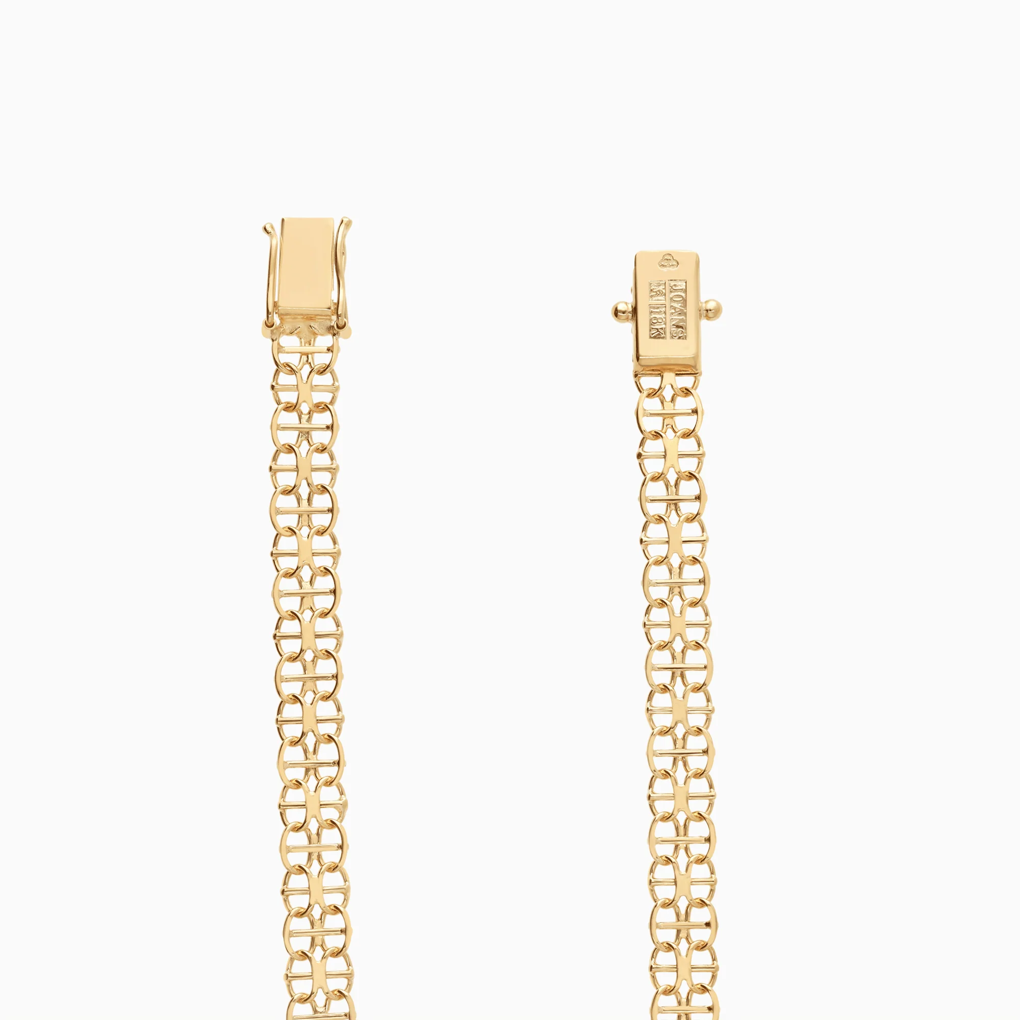 X-link bracelet with bar 6.12g 18K gold - Image 2