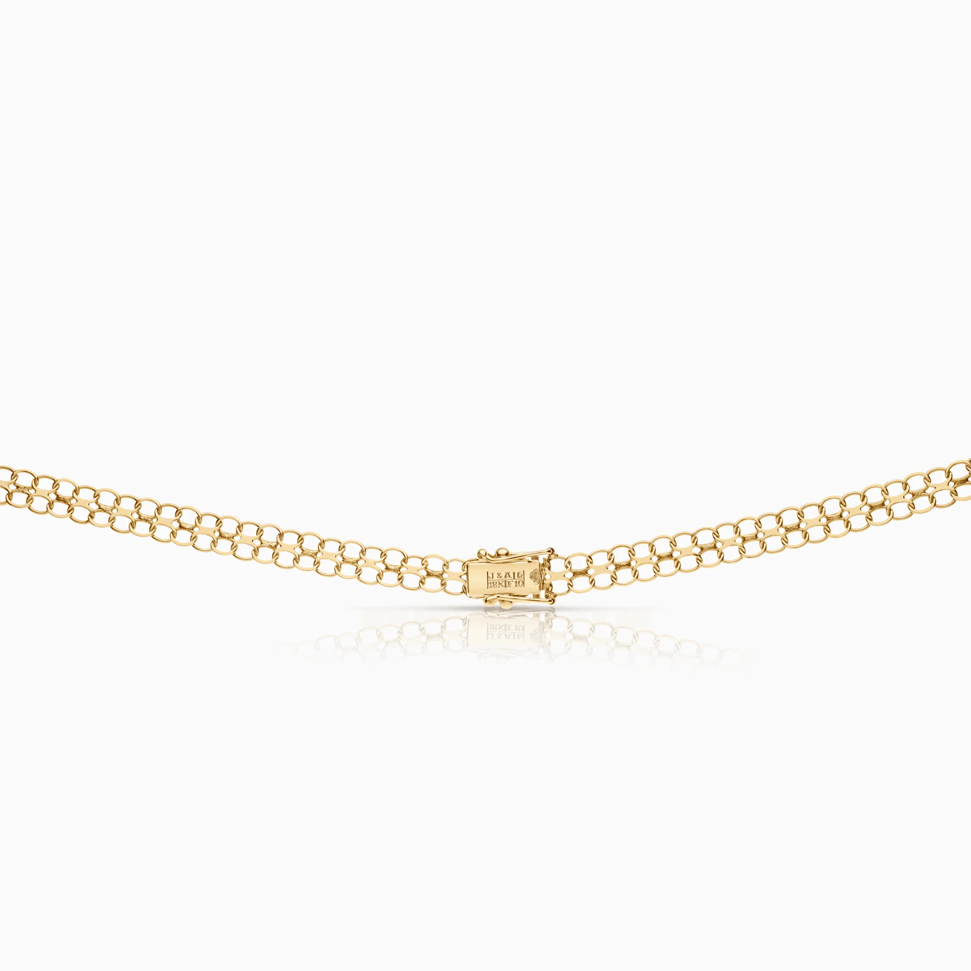 X-link necklace 10.12g 18K gold - Image 2