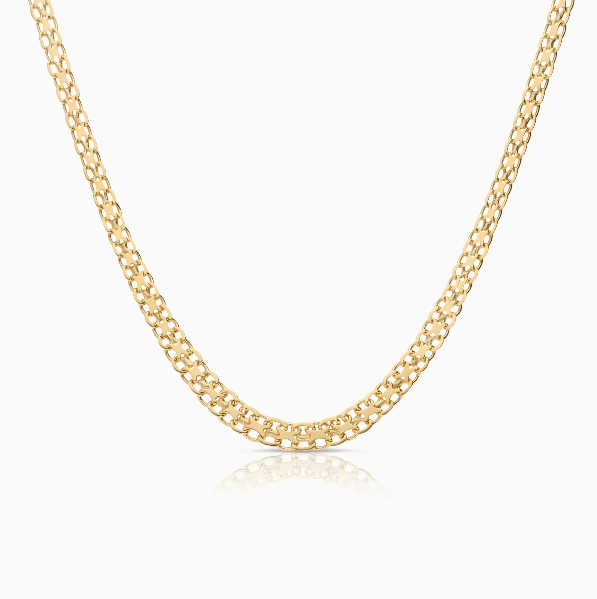 X-link necklace 10.82g 18K gold