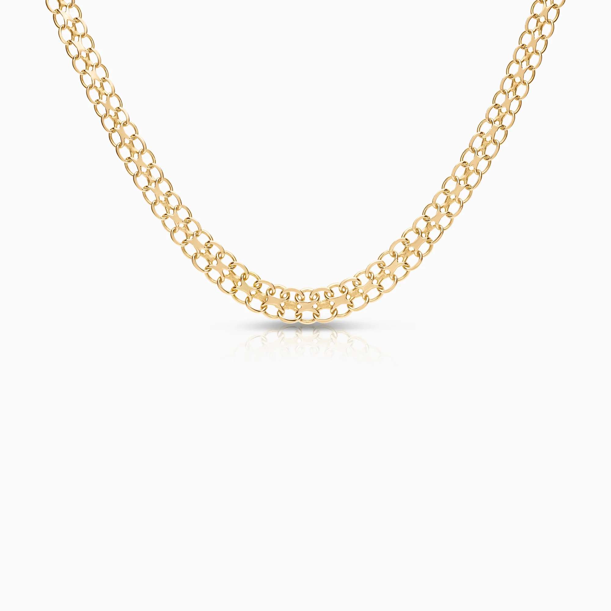 X-link necklace 11.32g 18K gold