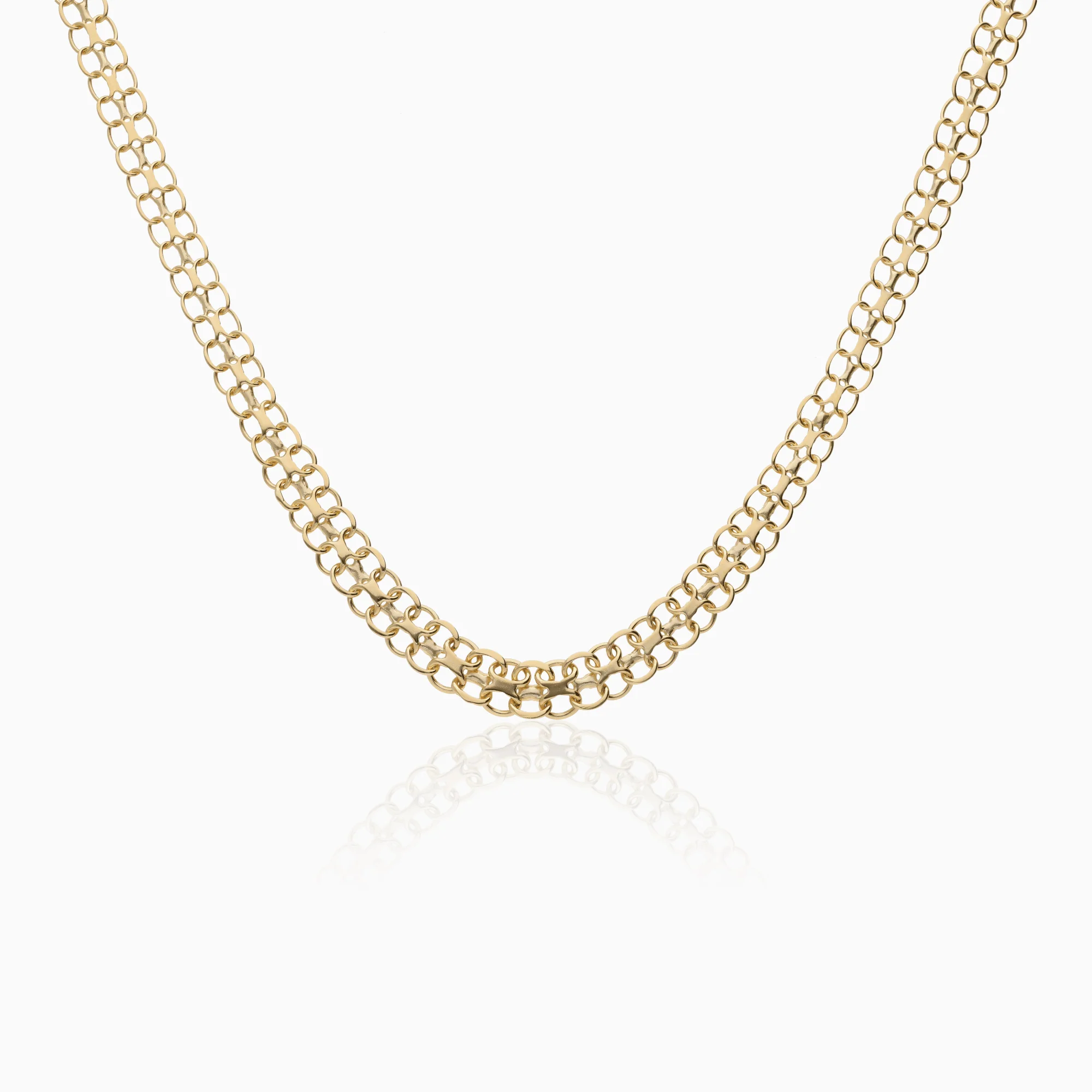 X-link necklace 11.38g 18K gold