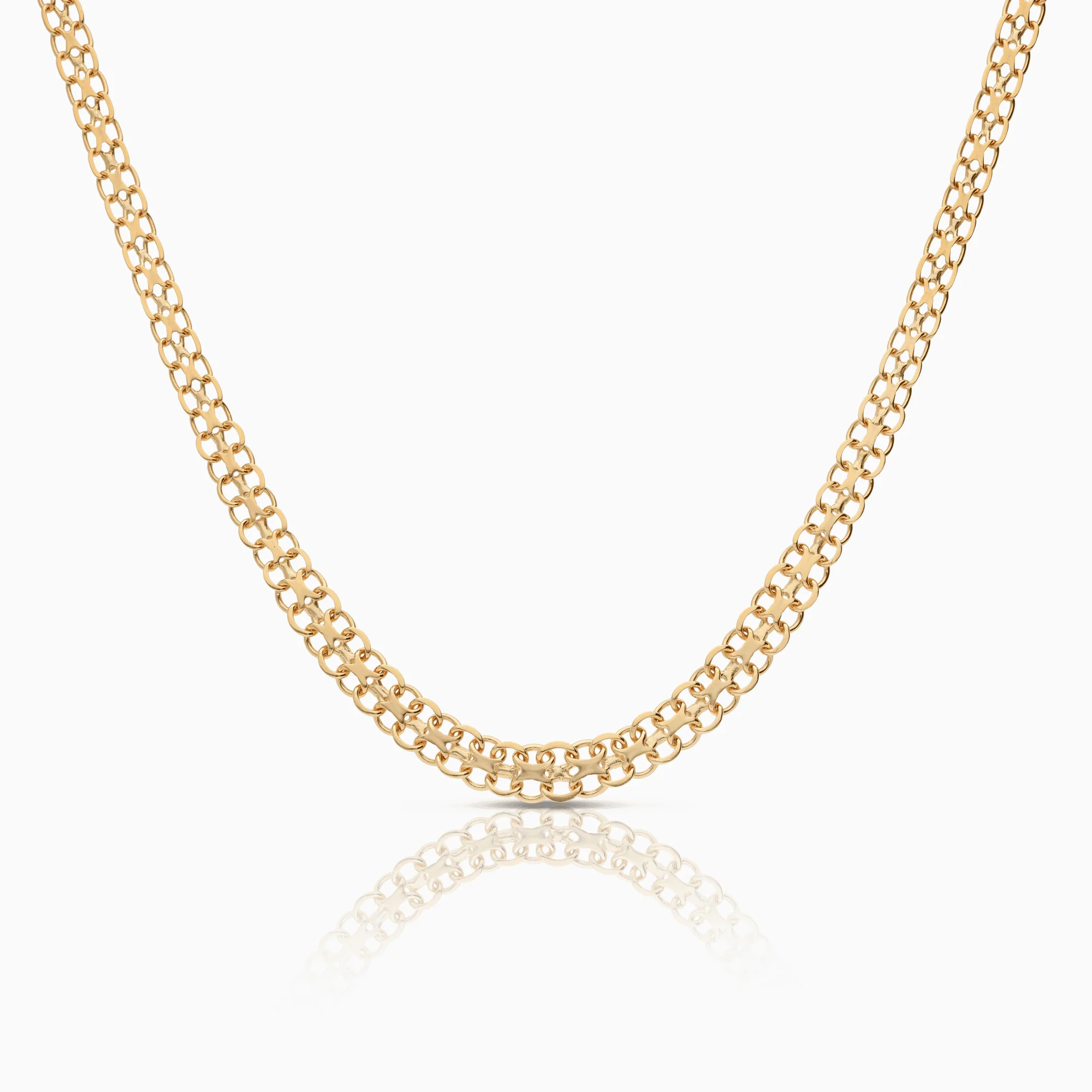 X-link necklace 11.78g 18K gold