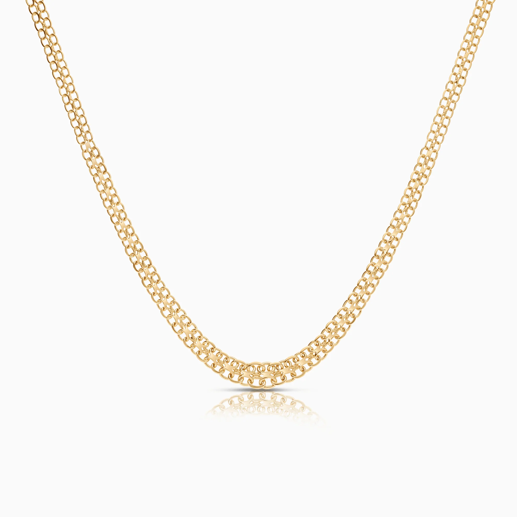X-link necklace 11.96g 18K gold