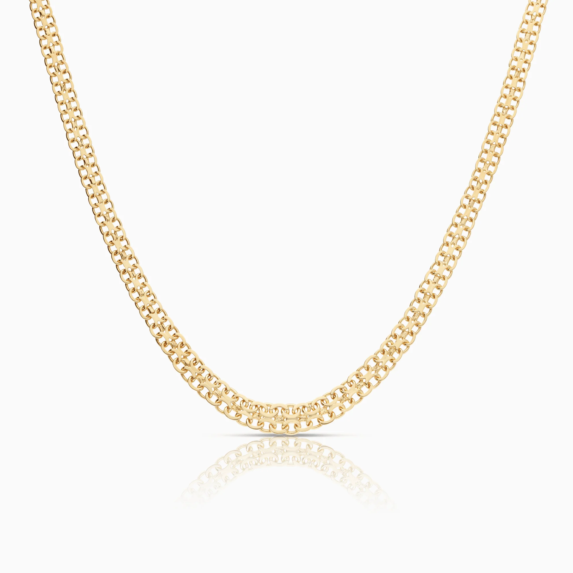X-link necklace 12.06g 18K gold