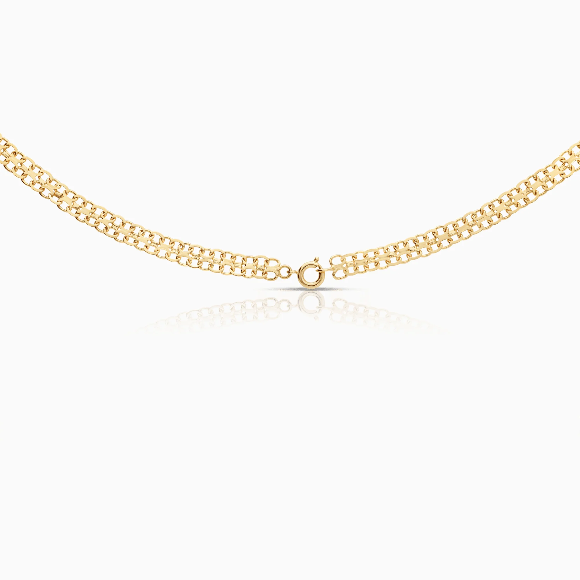 X-link necklace 12.06g 18K gold - Image 2