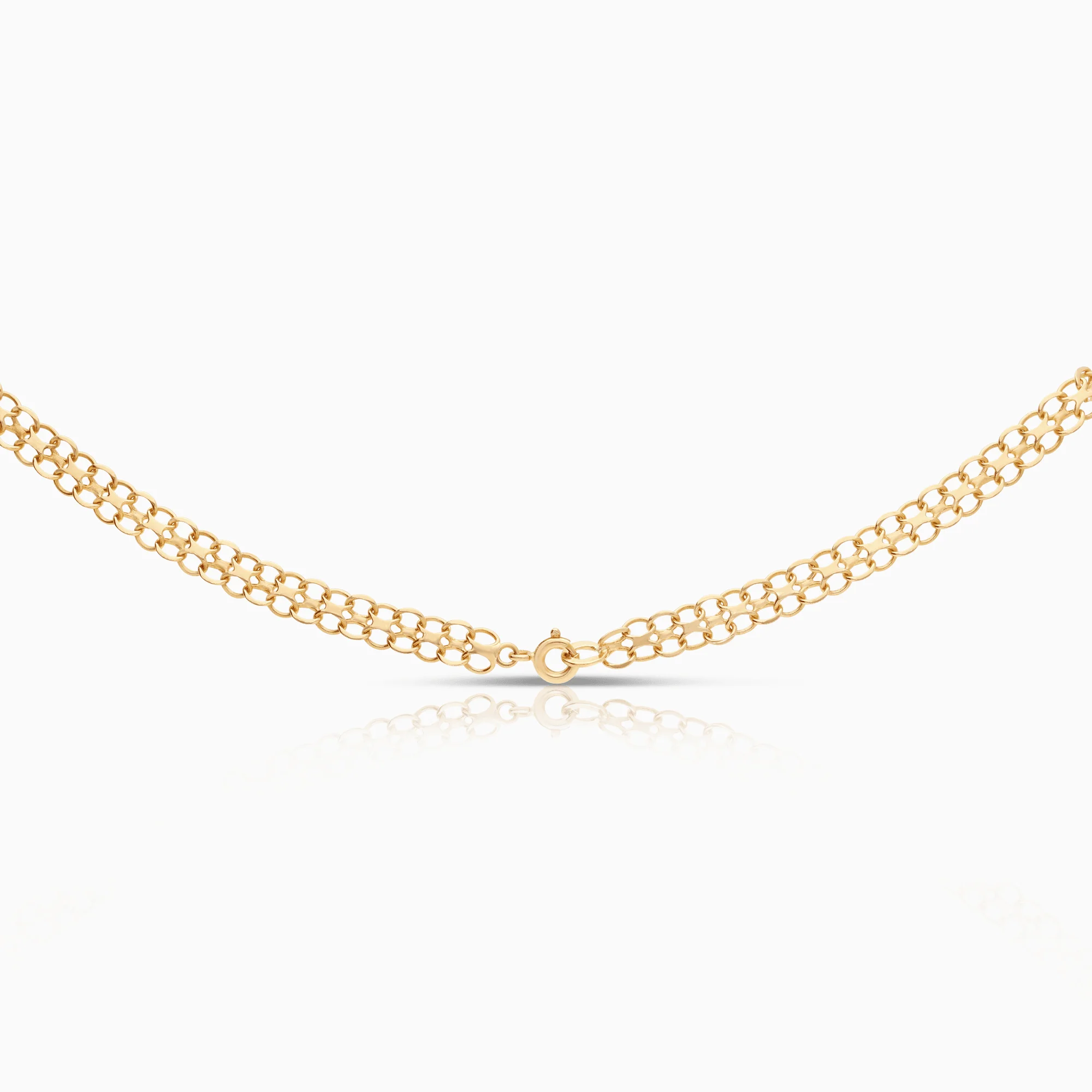 X-link necklace 12.10g 18K gold - Image 2