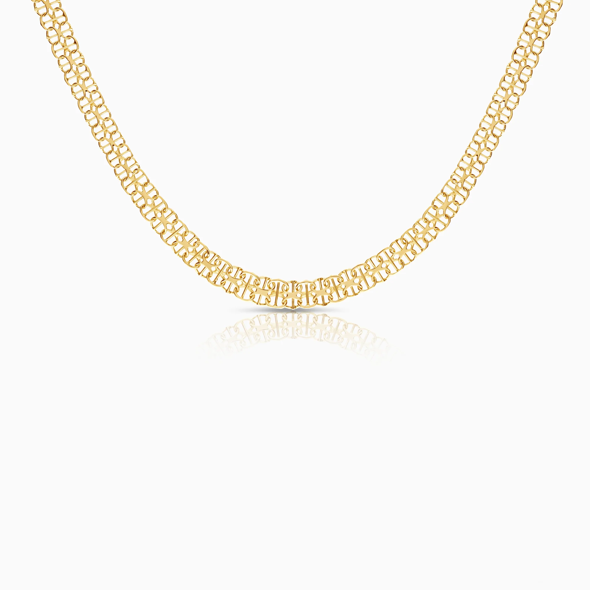 X-Link Necklace 12.18g 18K Gold
