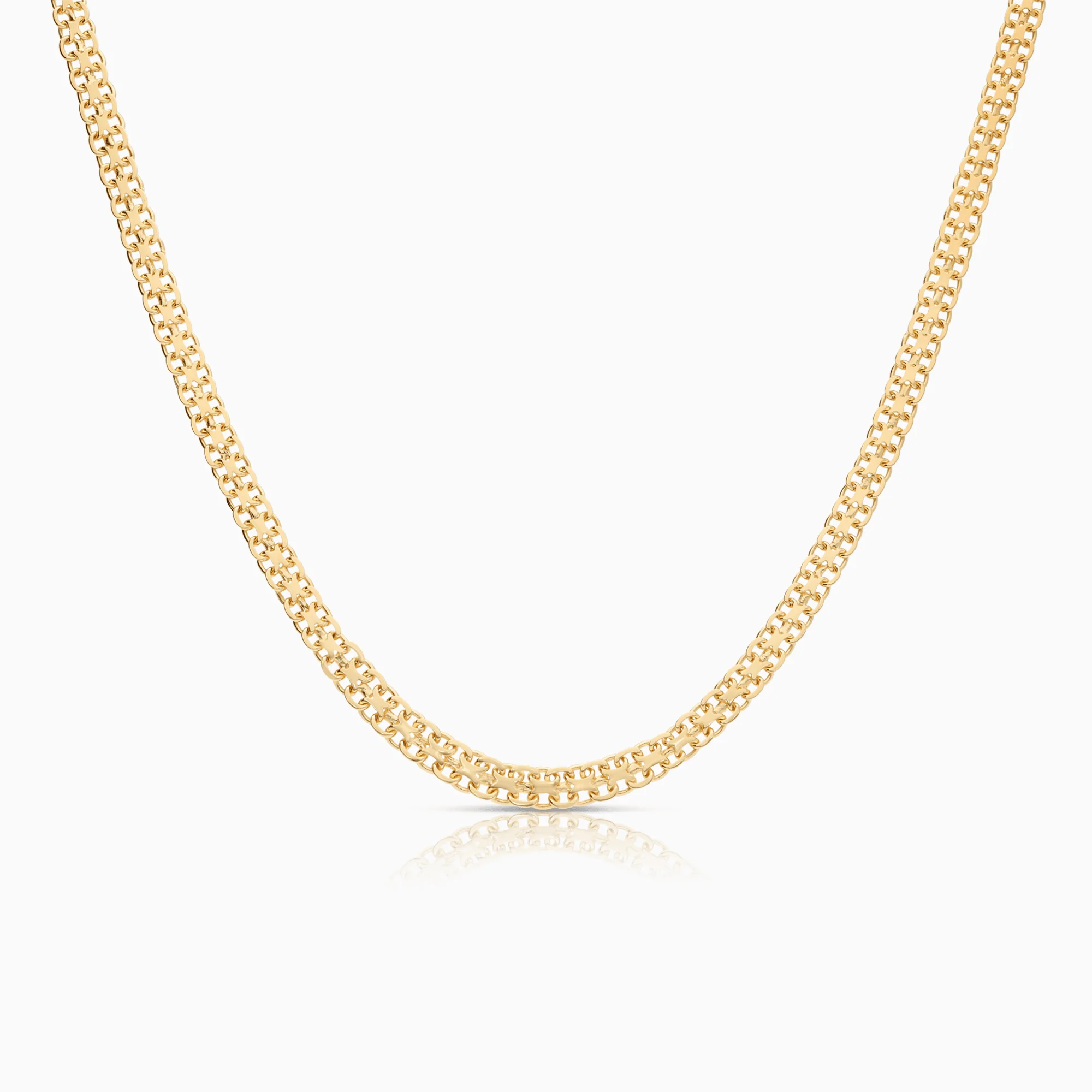 X-link necklace 12.74g 18K gold