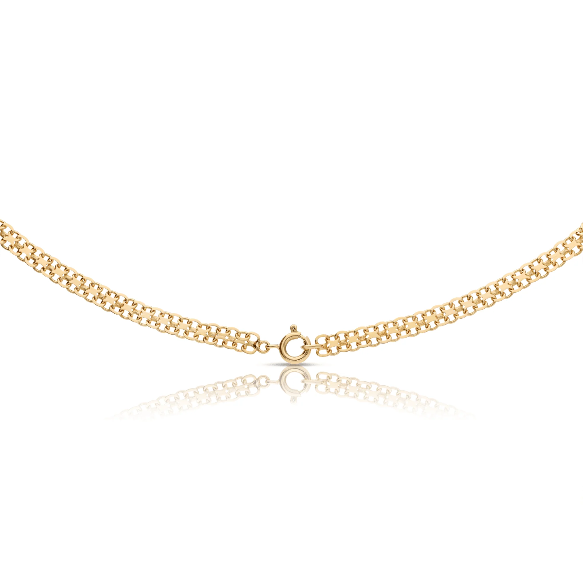 X-link necklace 12.78g 18K gold - Image 2