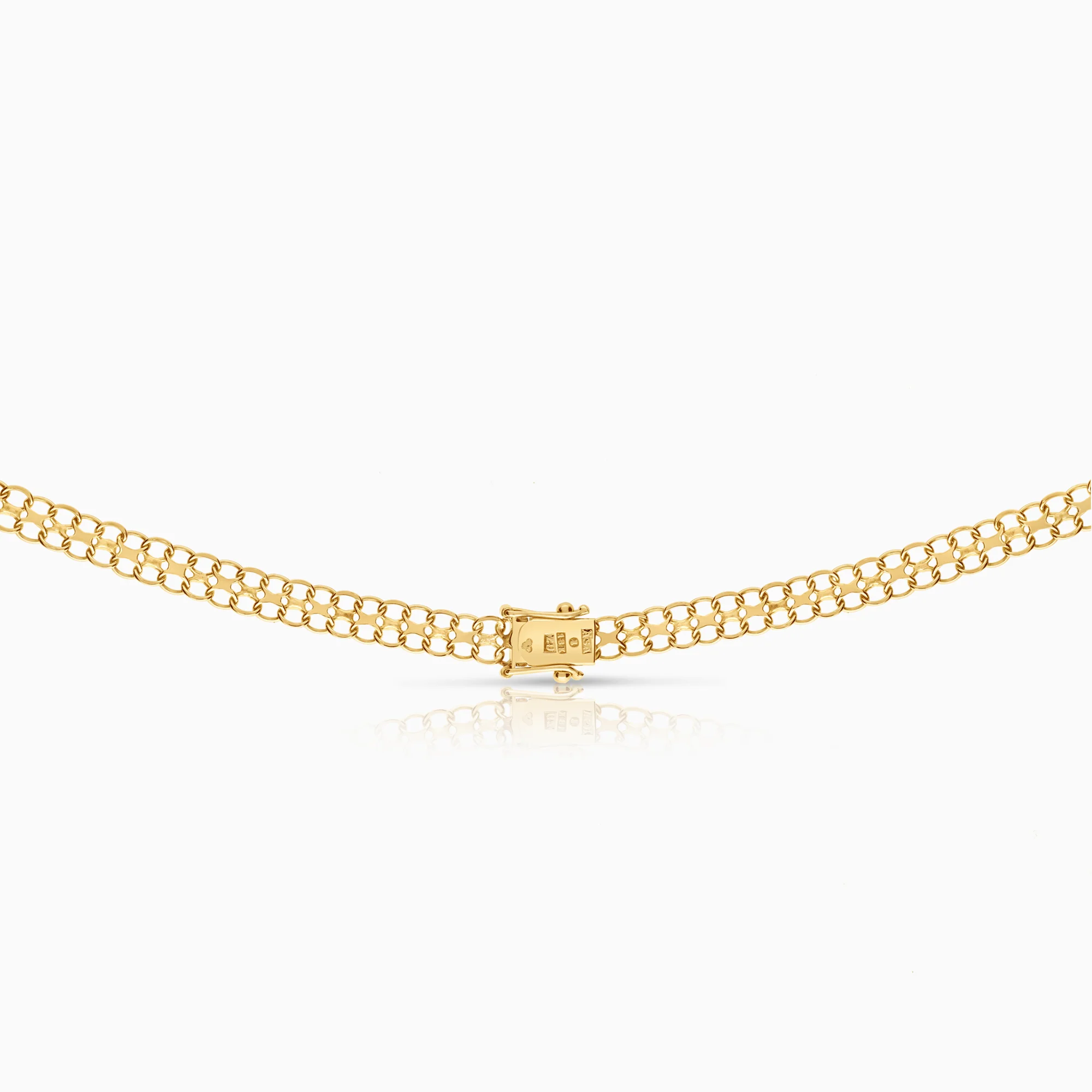 X-link necklace 12.92g 18K gold - Image 2