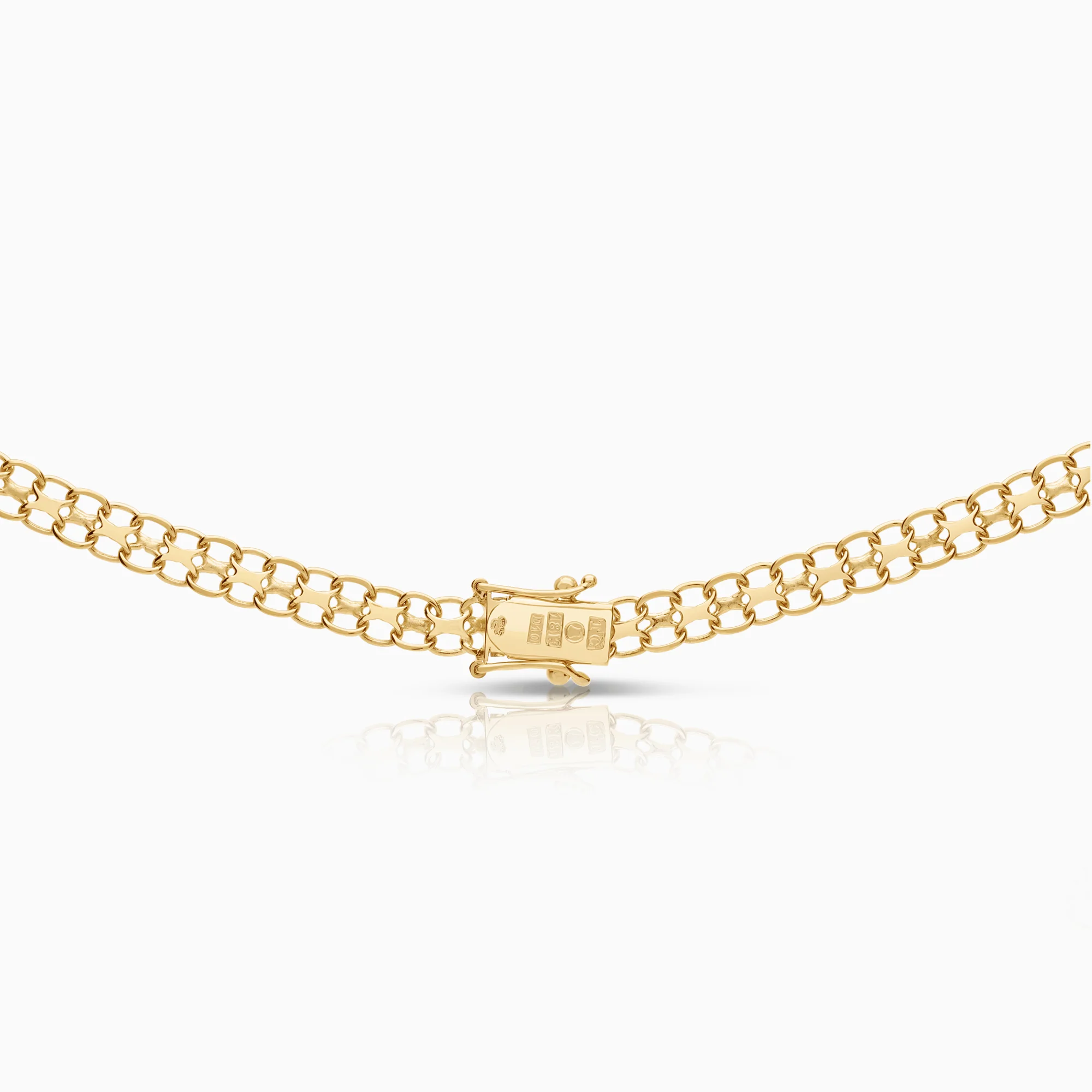 X-link necklace 13.80g 18K gold - Image 2