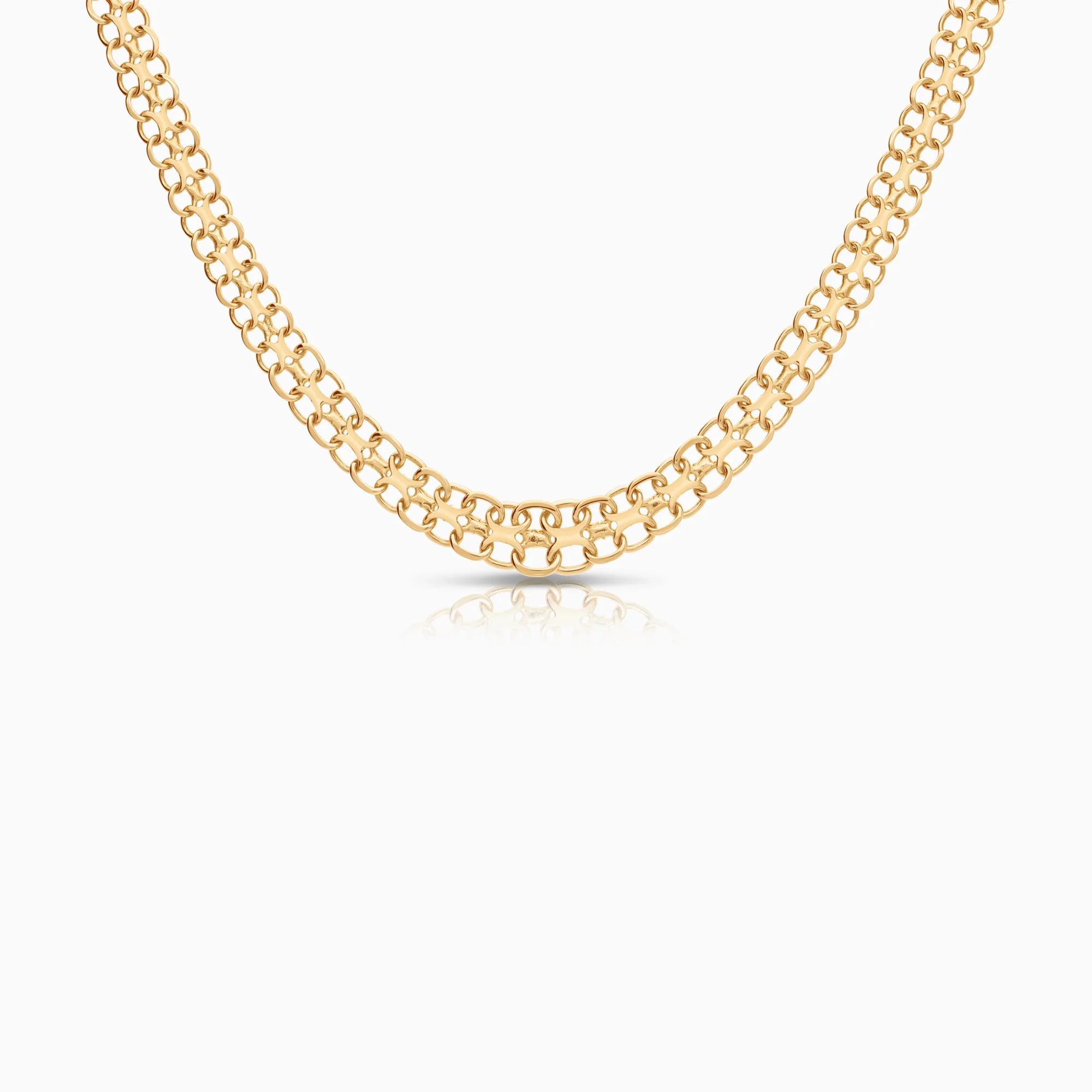 X-link necklace 13.82g 18K gold