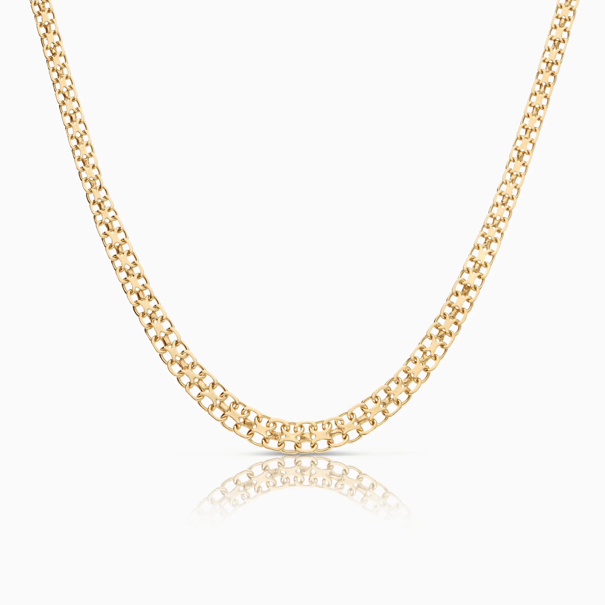 X-link necklace 13.70g 18K gold
