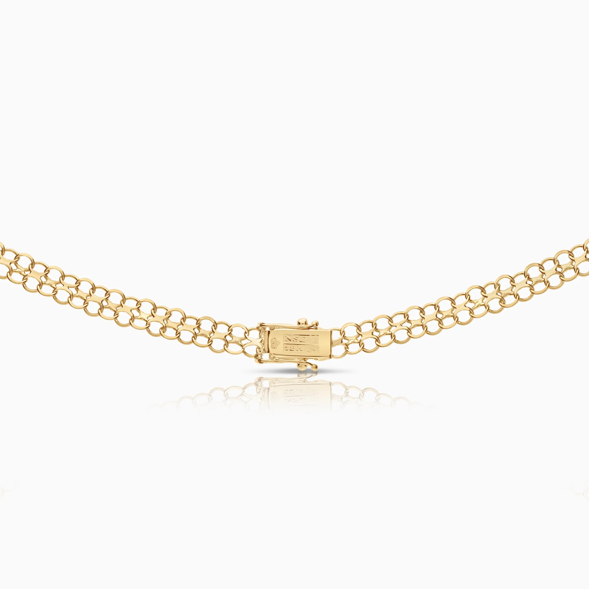X-link necklace 14.13g 18K gold. - Image 2