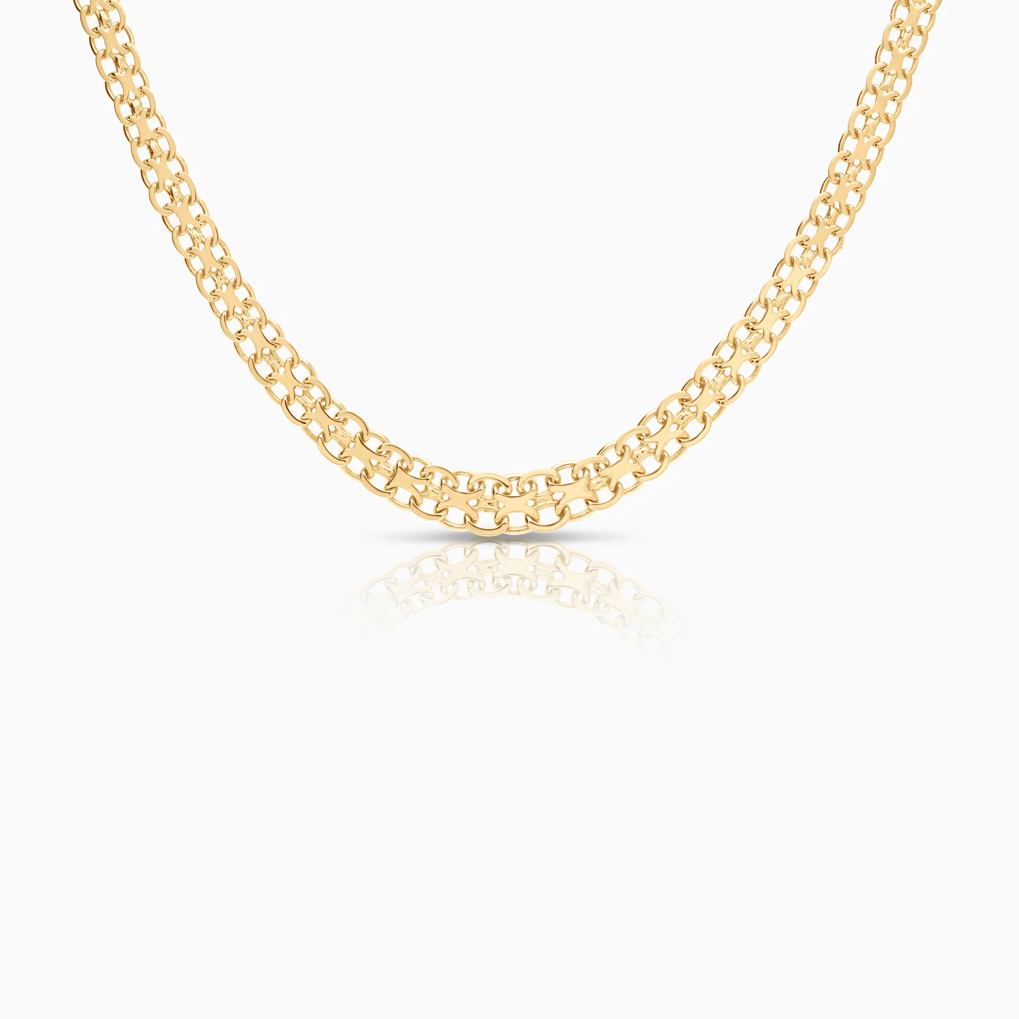 X-link necklace 14.92g 18K gold