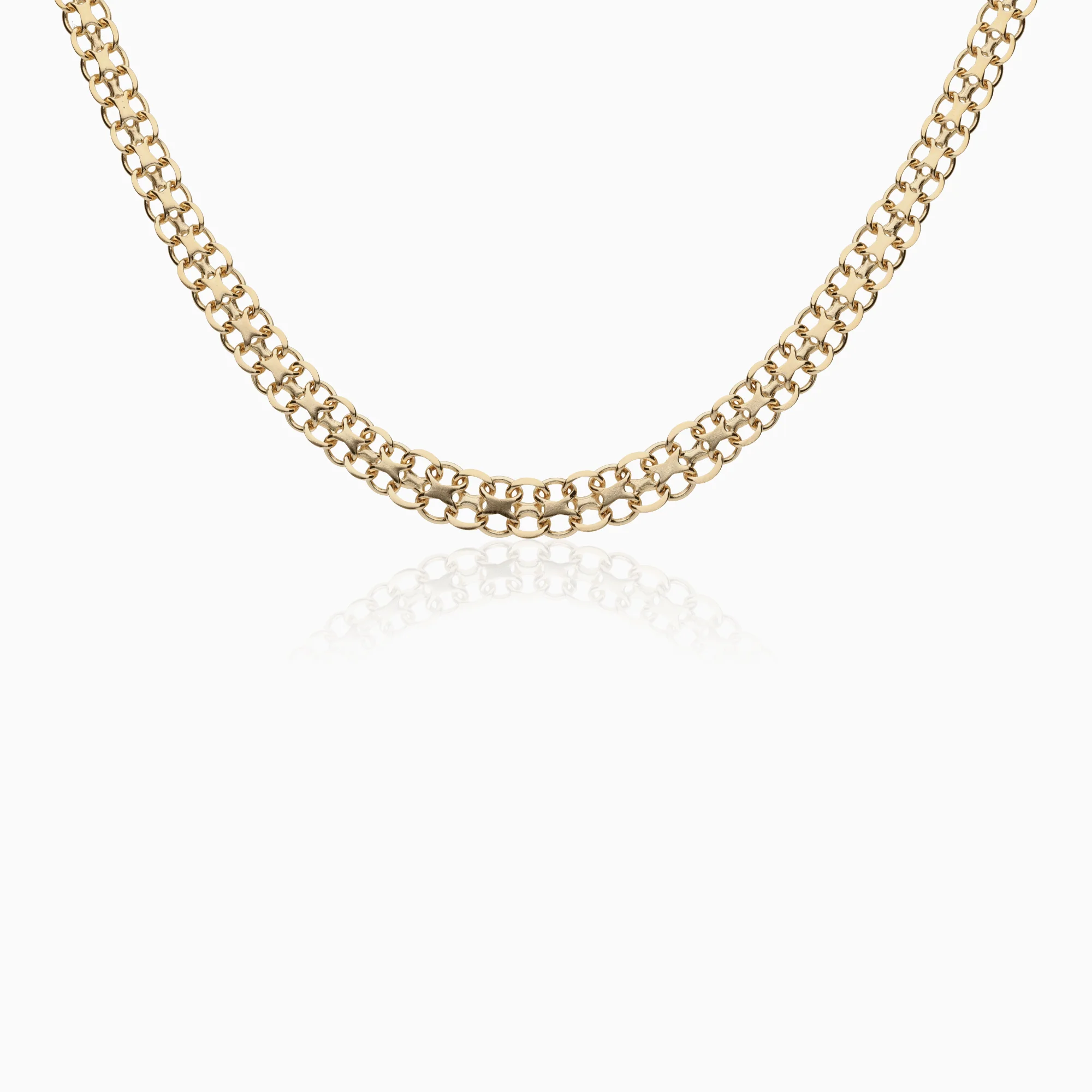 X-link necklace 14.3g 18K gold