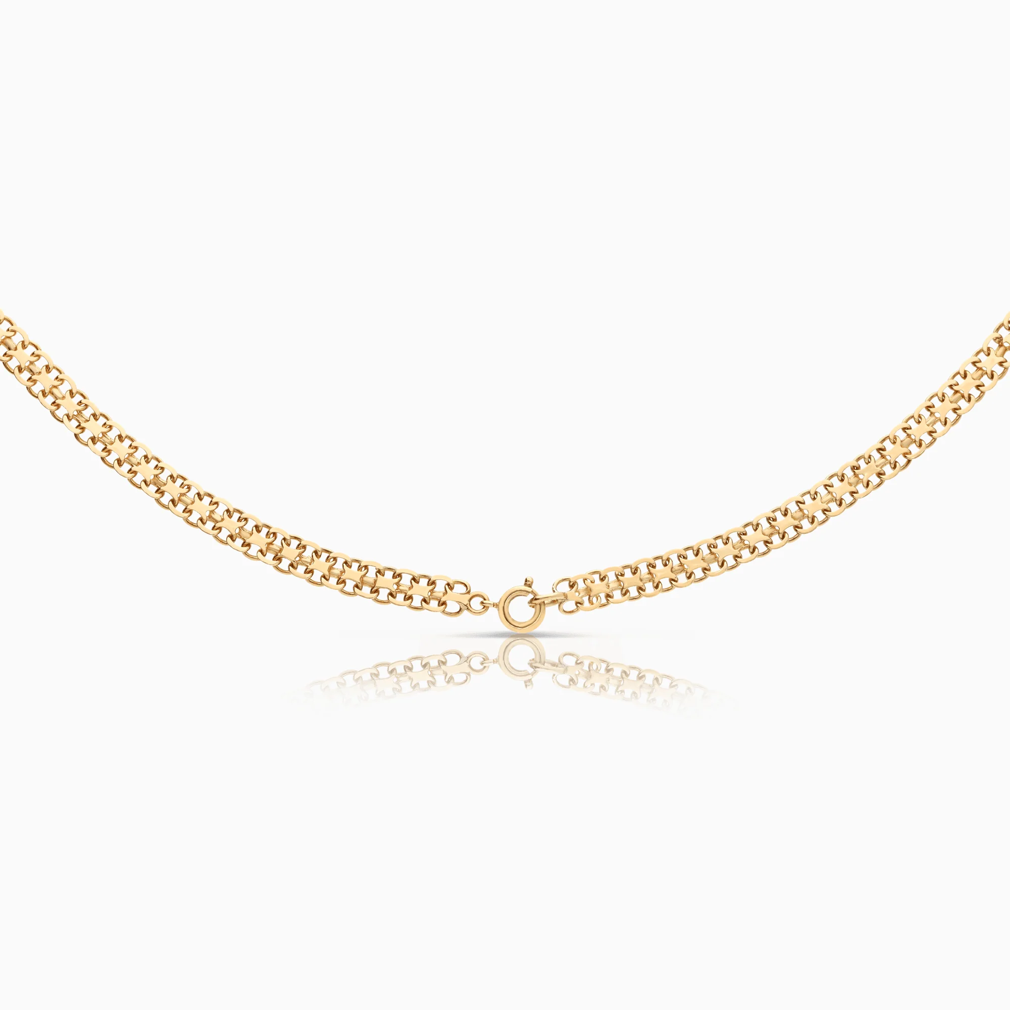 X-link necklace 14.60g 18K gold - Image 2