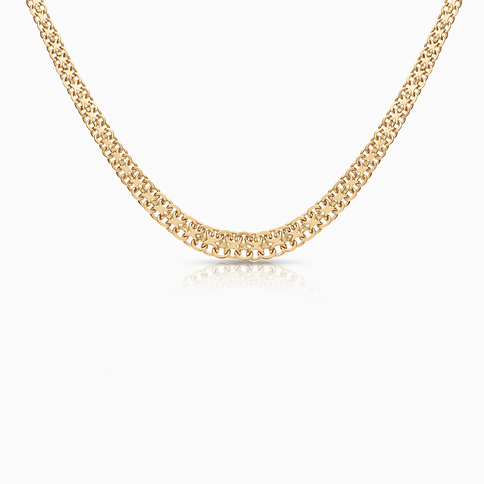 X-Link Necklace 14.68g 18K Gold