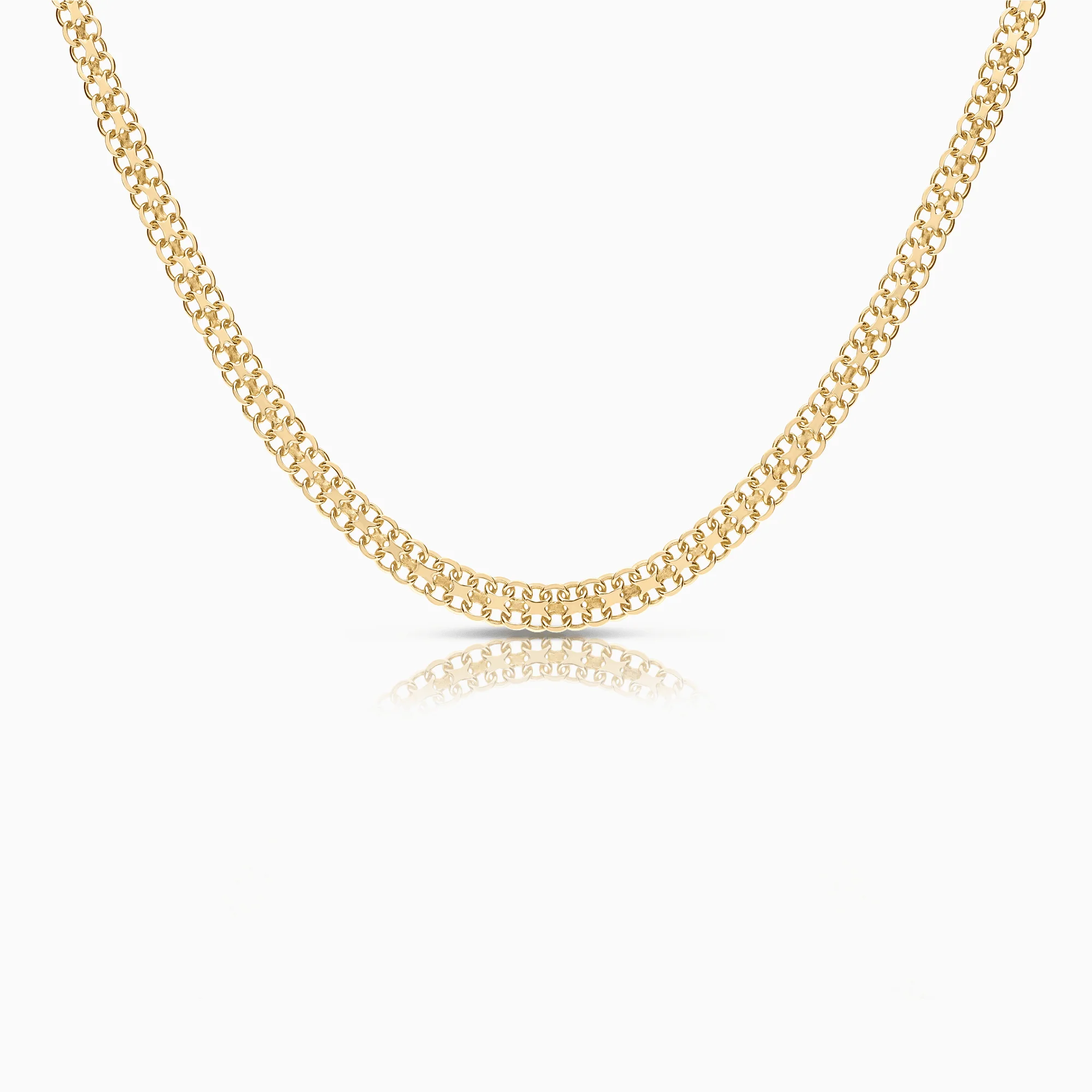 X-link necklace 14.72g 18K gold
