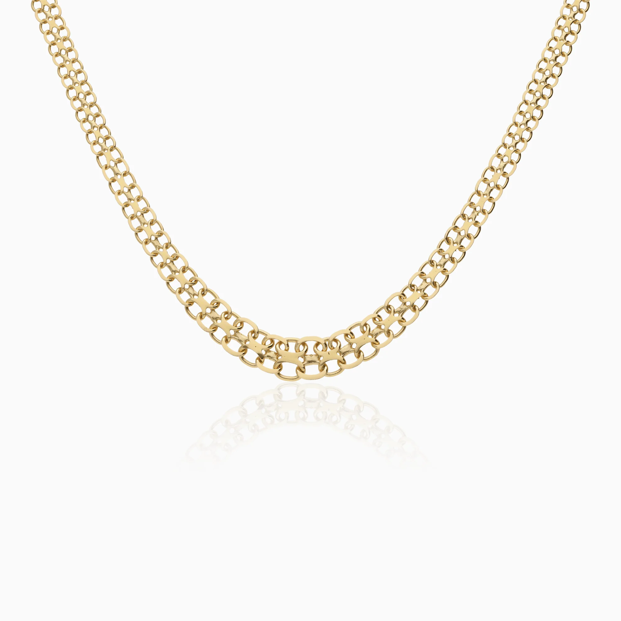 X-link necklace 14.85g 18K gold